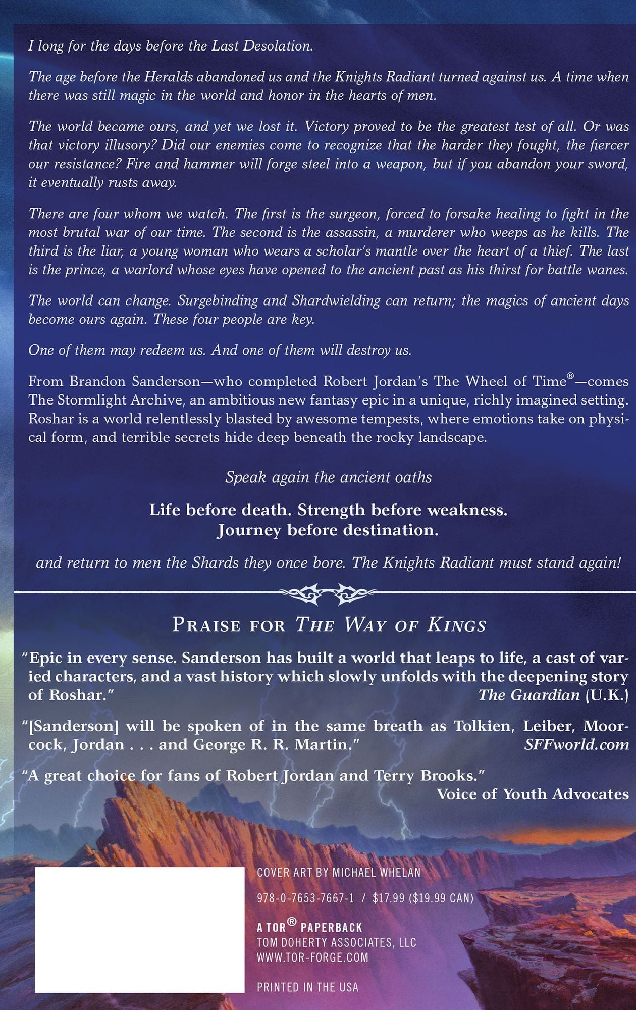 The Way of Kings (Stormlight Archive Series #1)