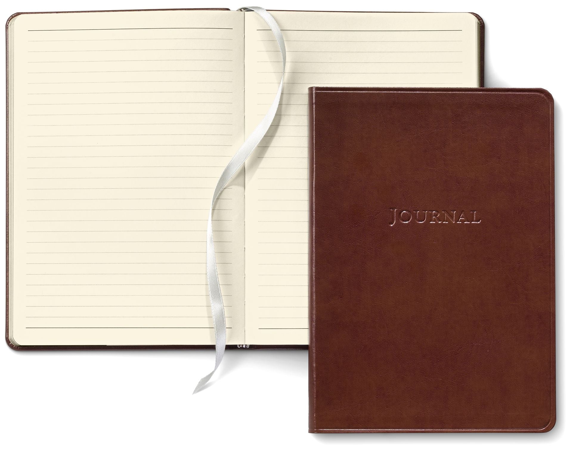 Brown Bonded Leather Journal 6x8