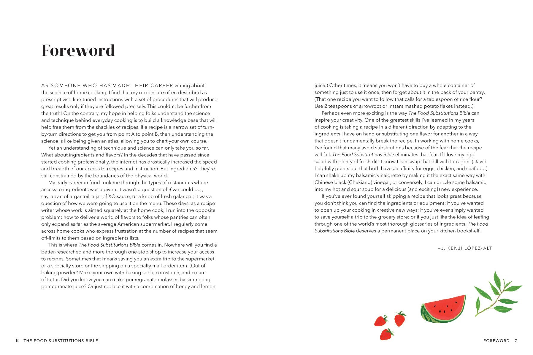 The Food Substitutions Bible: 8,000 Substitutions for Ingredients, Equipment and Techniques