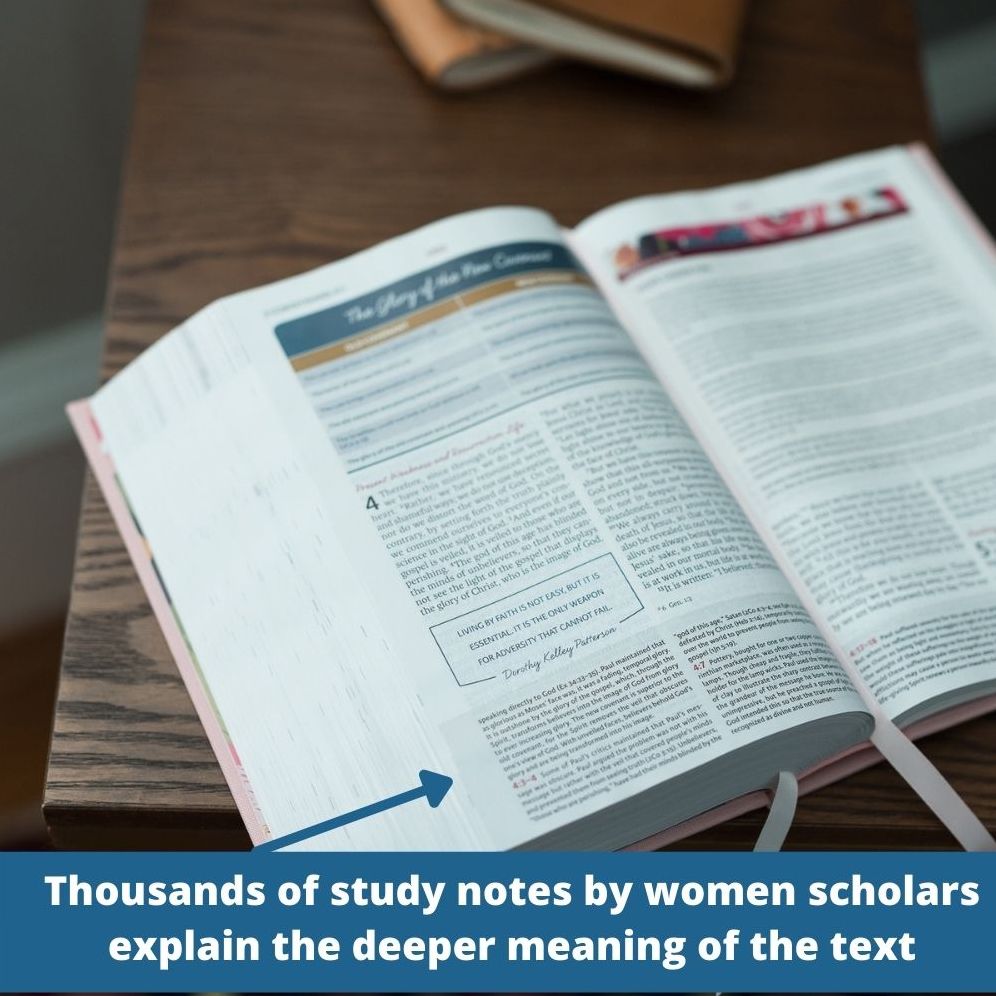 NIV, The Woman's Study Bible, Hardcover, Full-Color, Red Letter: Receiving God's Truth for Balance, Hope, and Transformation