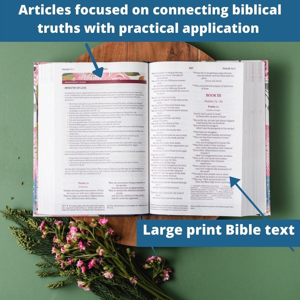 NIV, The Woman's Study Bible, Hardcover, Full-Color, Red Letter: Receiving God's Truth for Balance, Hope, and Transformation