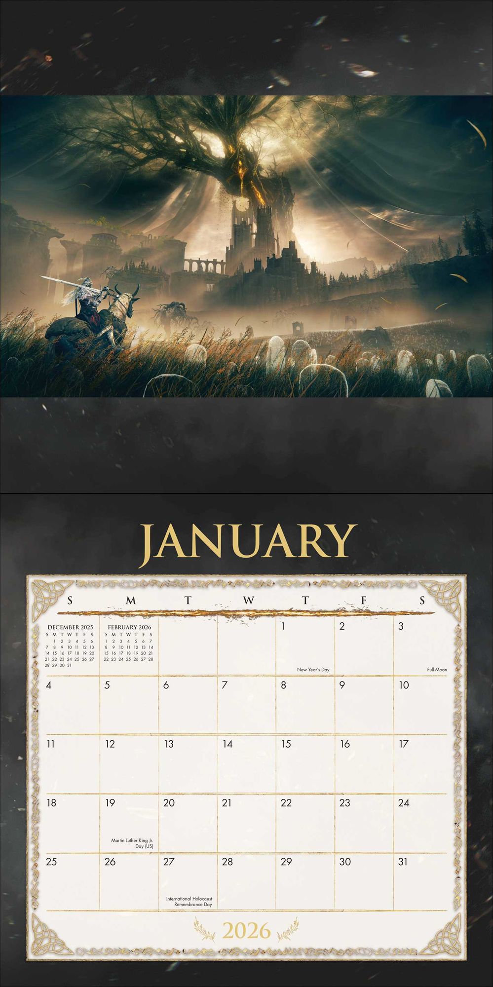 2026 ELDEN RING: Shadow of the Erdtree Wall Calendar