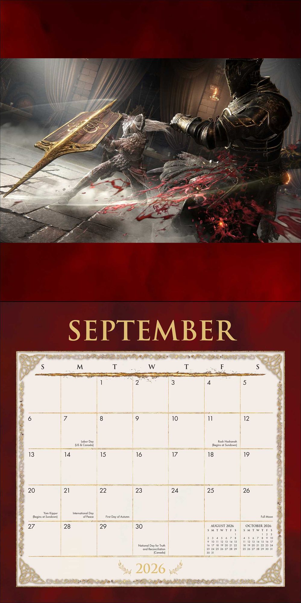 2026 ELDEN RING: Shadow of the Erdtree Wall Calendar