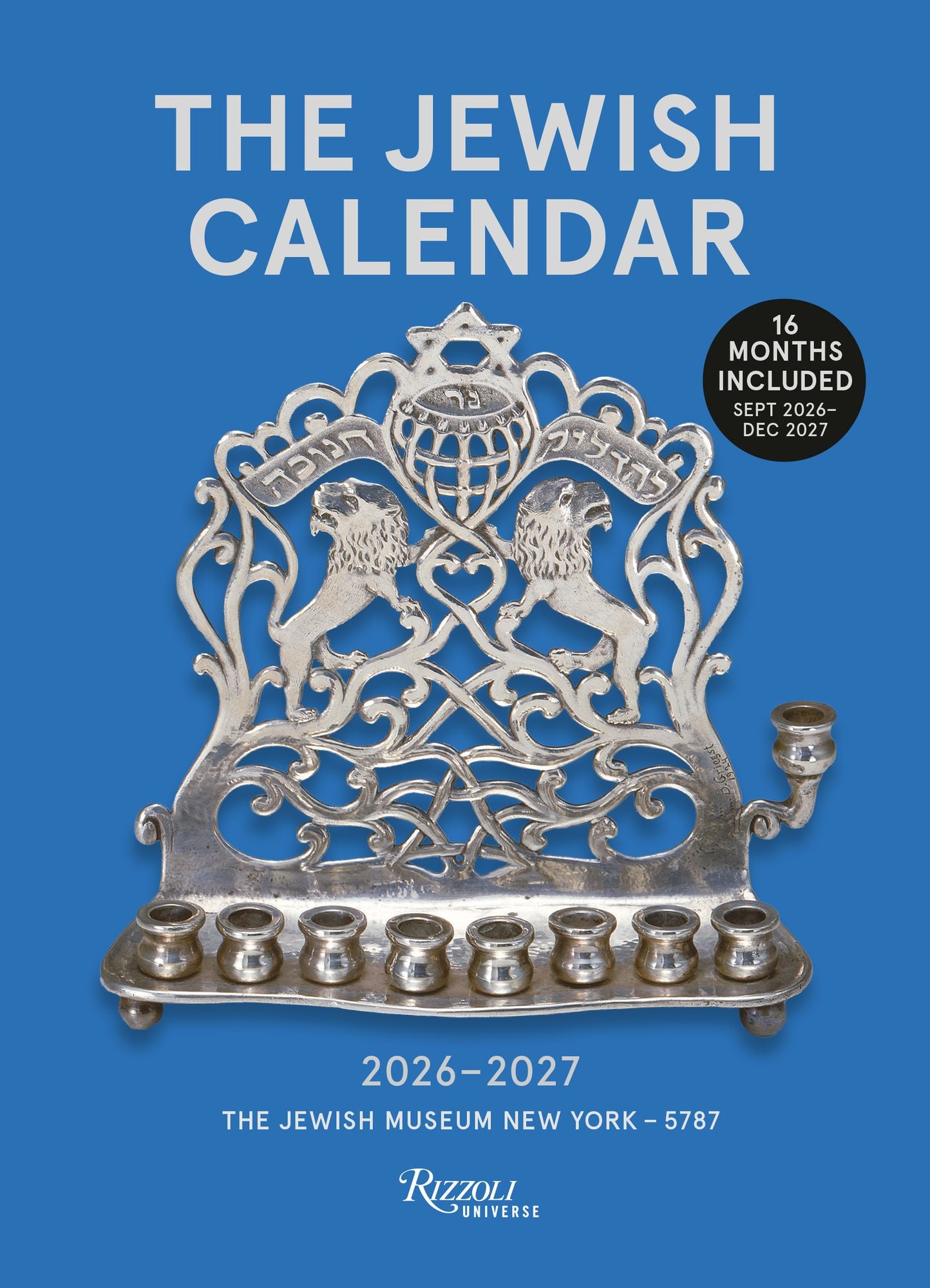 2026-2027 The Jewish Calendar 16-Month Planner Calendar