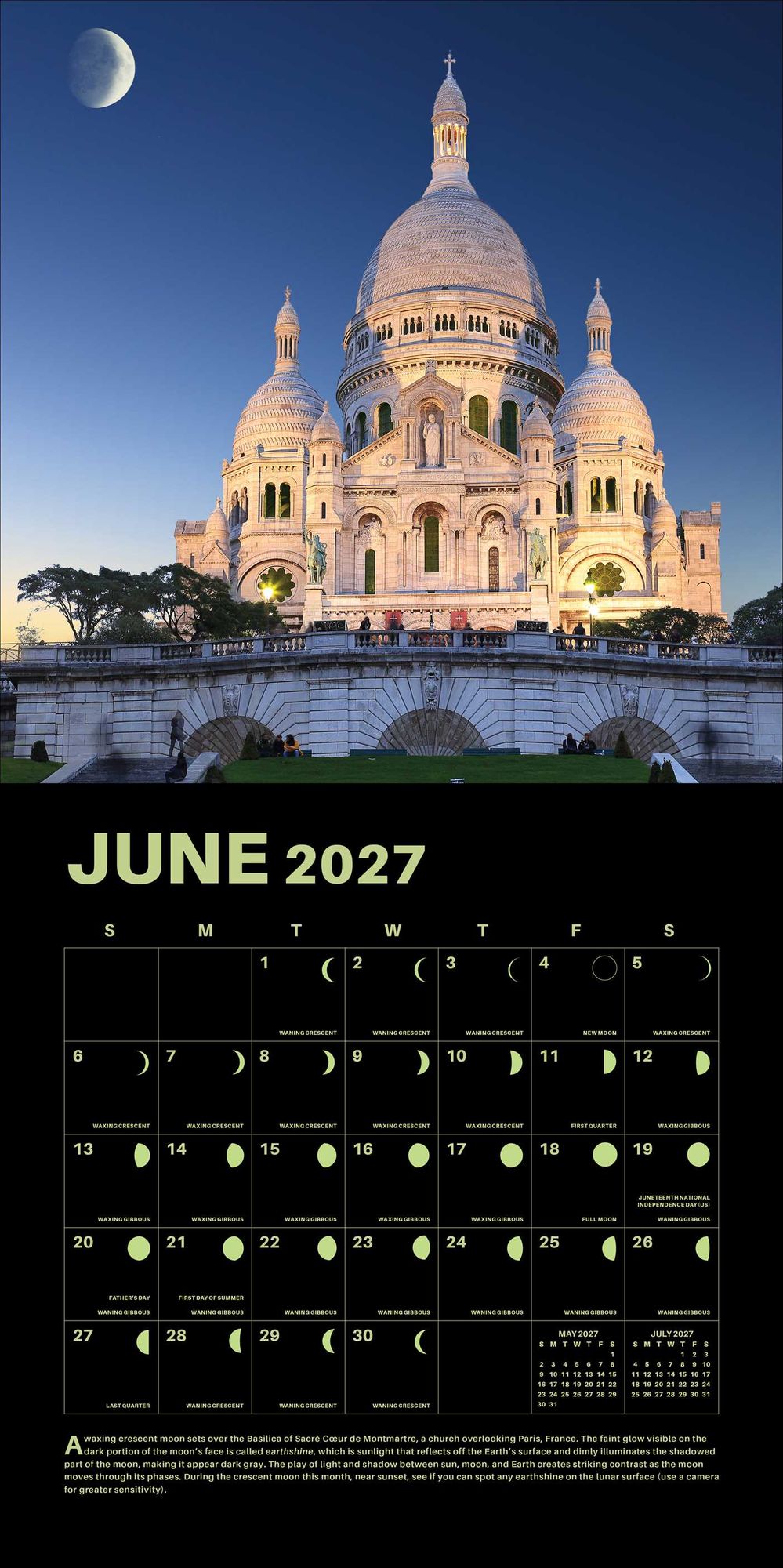 2027 Lunar Wall Calendar