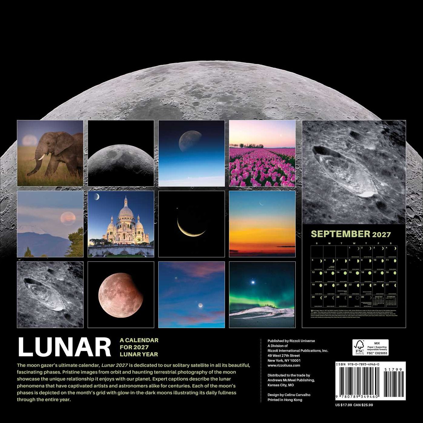 2027 Lunar Wall Calendar