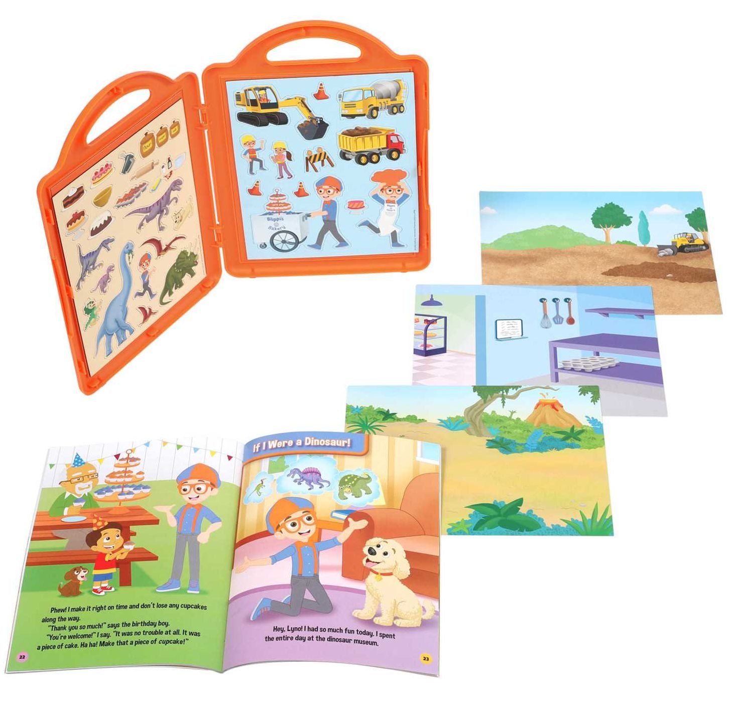 Blippi: Adventures with Blippi Magnetic Play Set