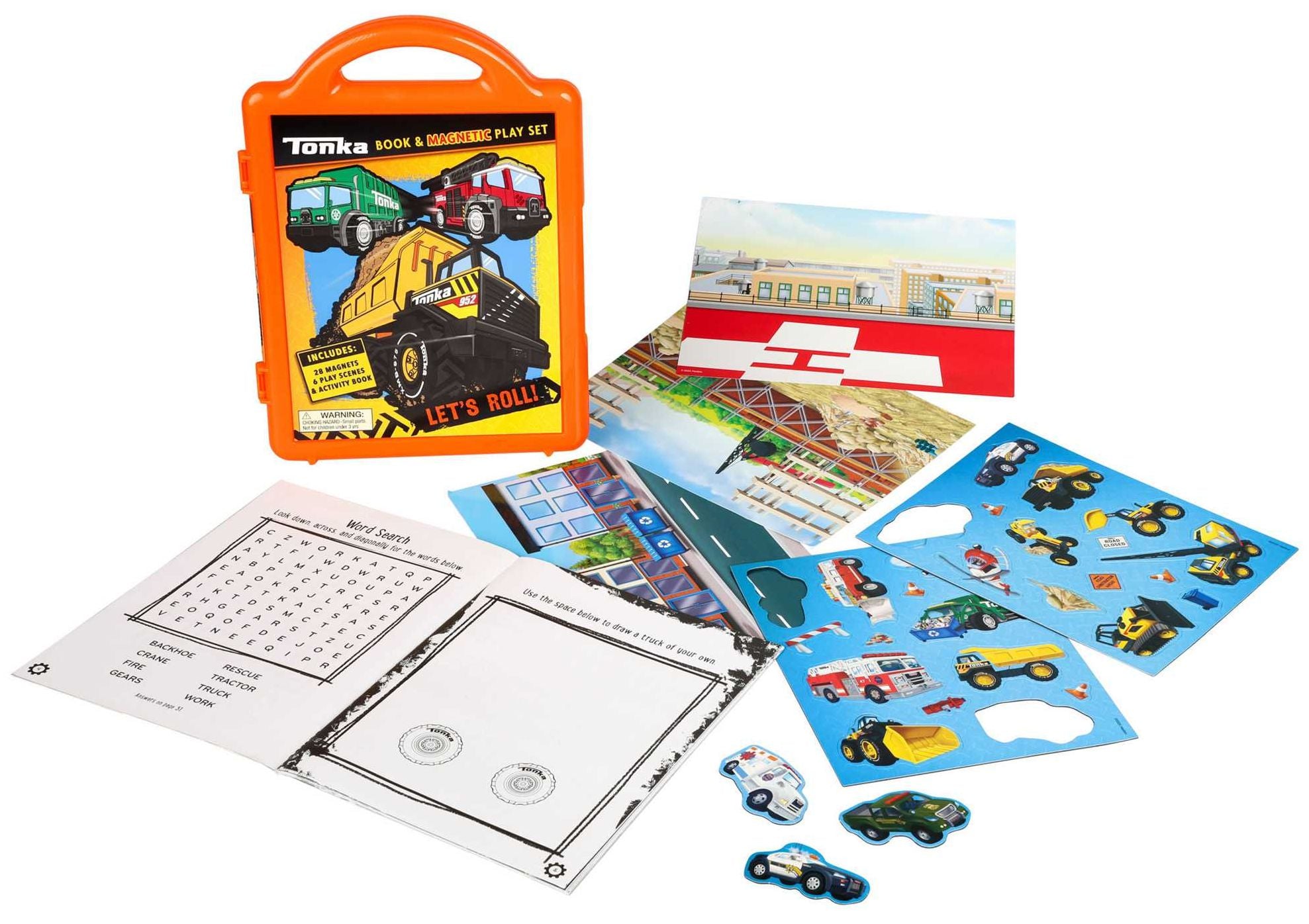 Tonka: Magnetic Play Set: Let's Roll!