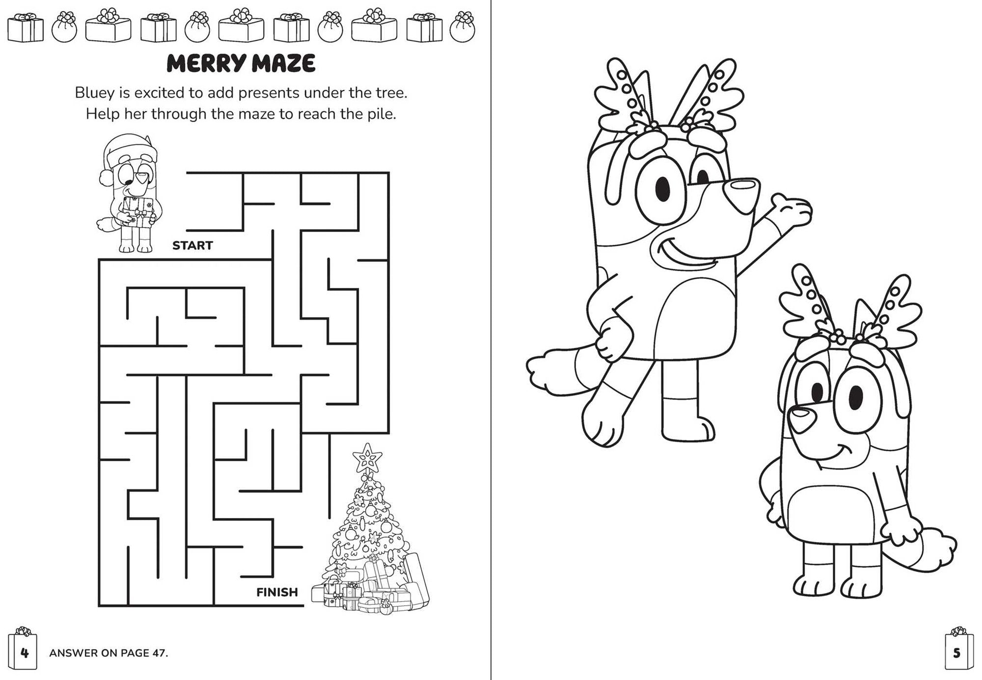 Bluey Colortivity: Hooray Christmas!