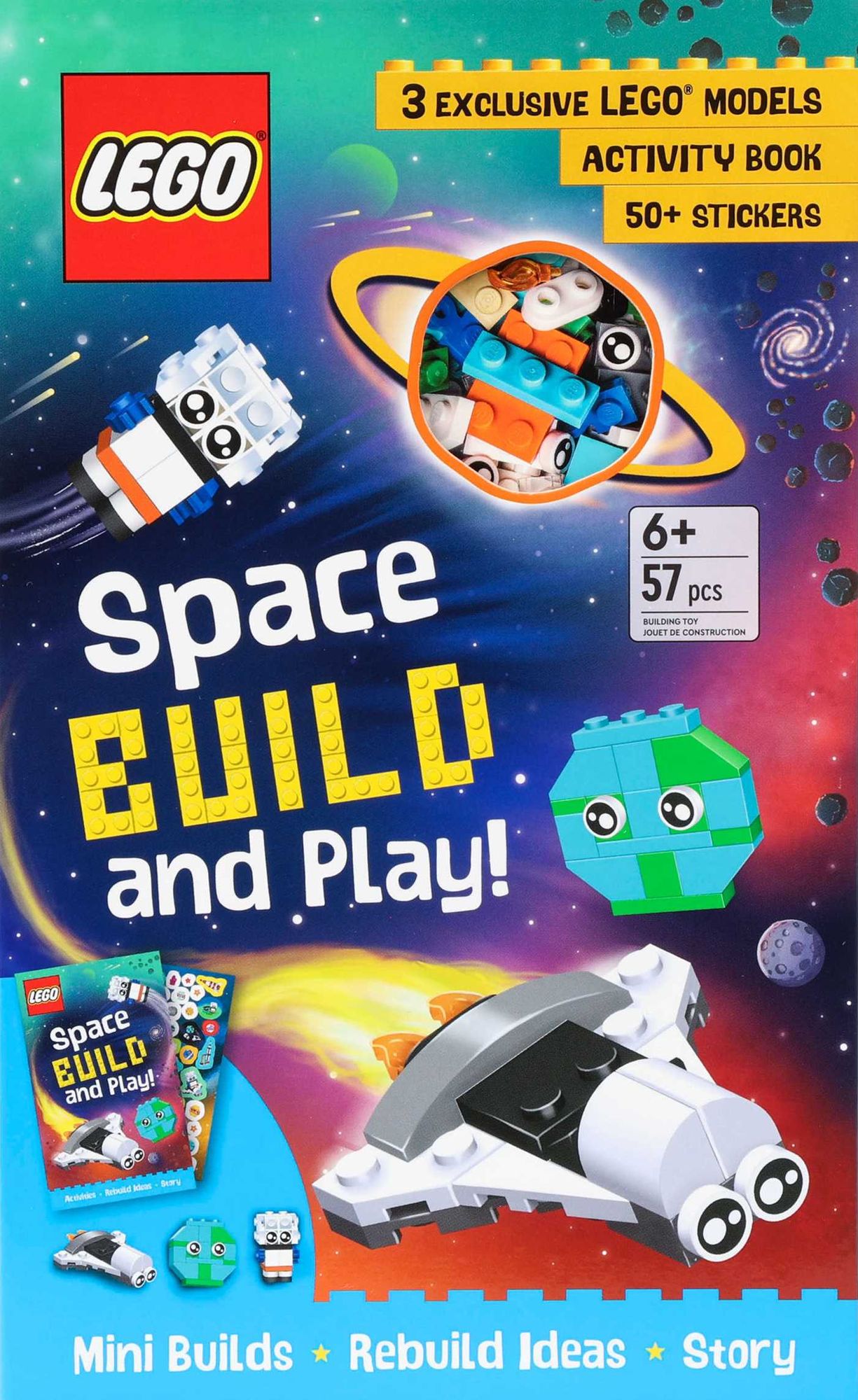 LEGO Books: Space Build and Play Box