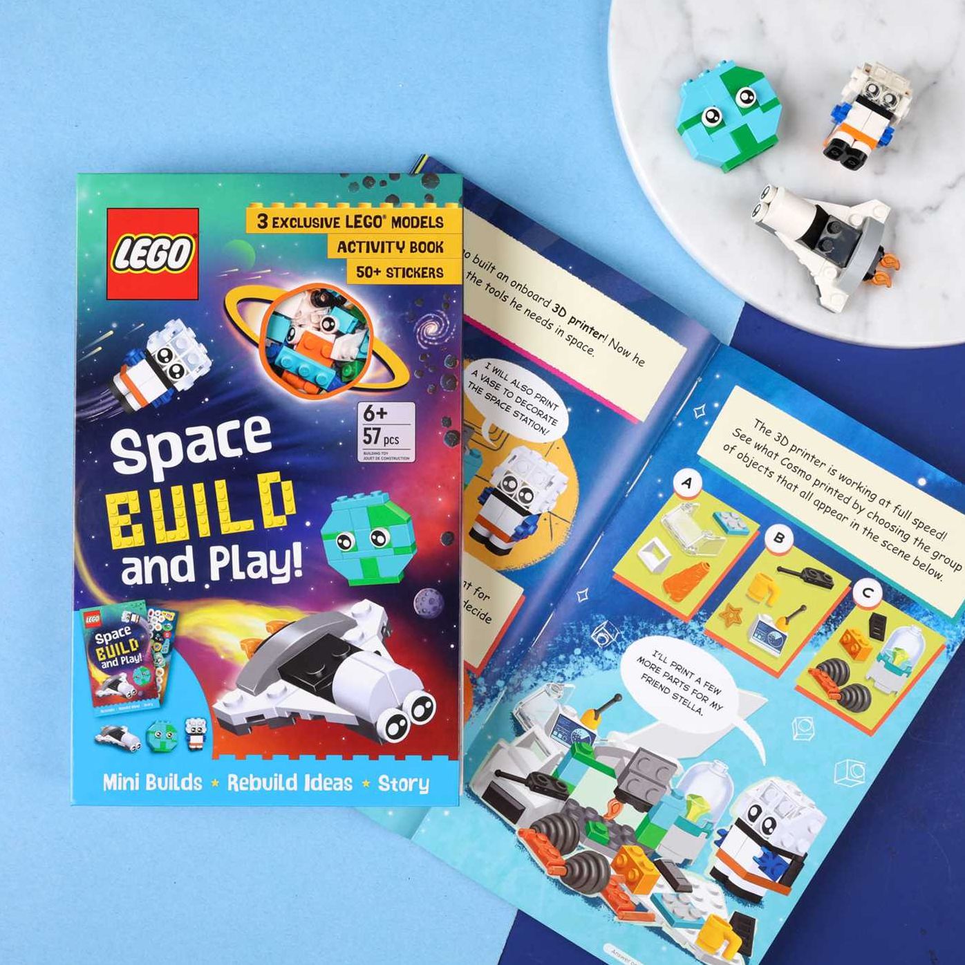 LEGO Books: Space Build and Play Box