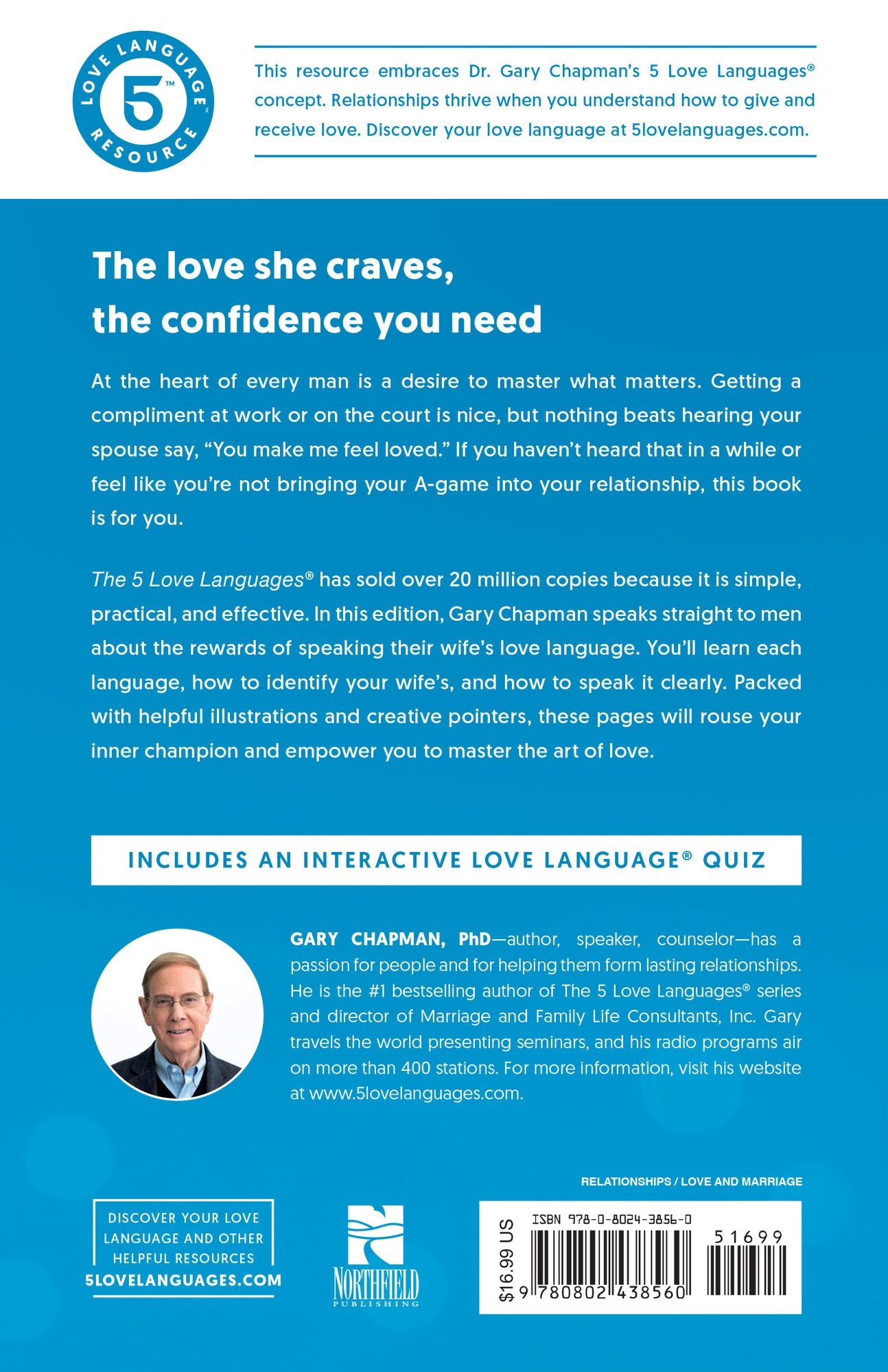 The 5 Love Languages for Men: Tools for Making a Good Relationship Great