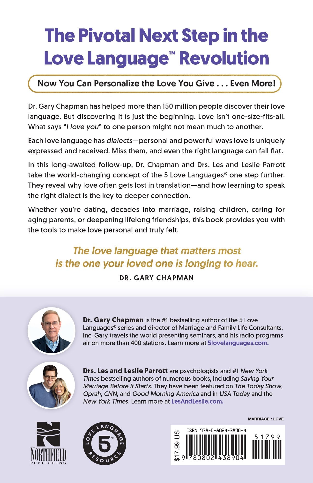 The Love LanguageT That Matters Most: How to Personalize Love So They Really Feel It