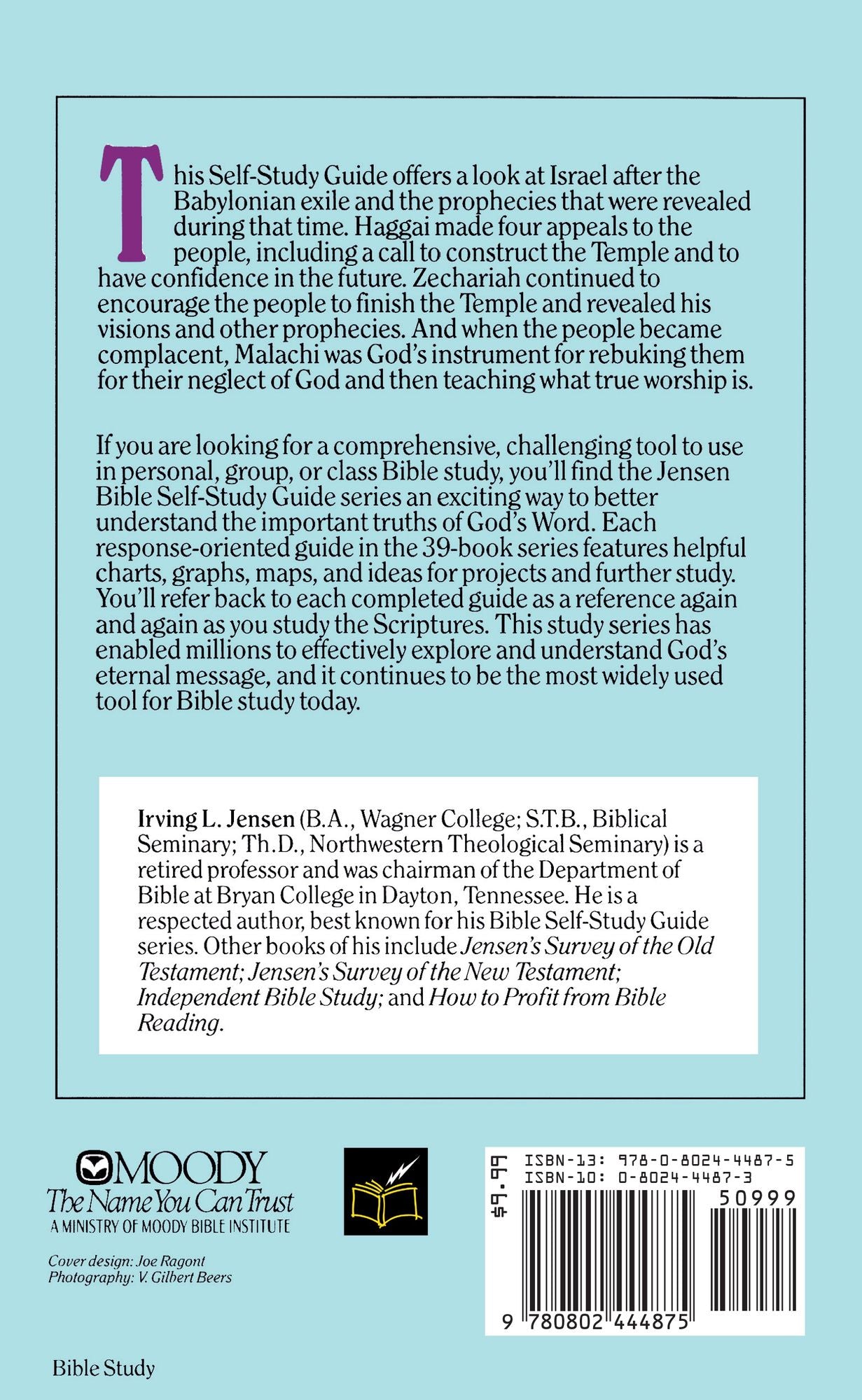 Haggai, Zechariah & Malachi- Jensen Bible Self Study Guide