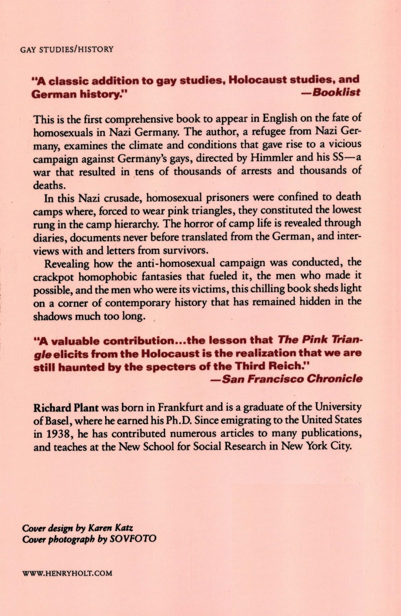 The Pink Triangle: The Nazi War Against Homosexuals