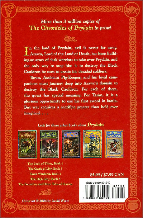 The Black Cauldron (Chronicles of Prydain Series #2)