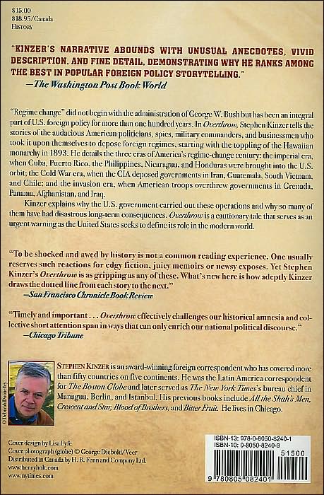 Overthrow: America's Century of Regime Change from Hawaii to Iraq