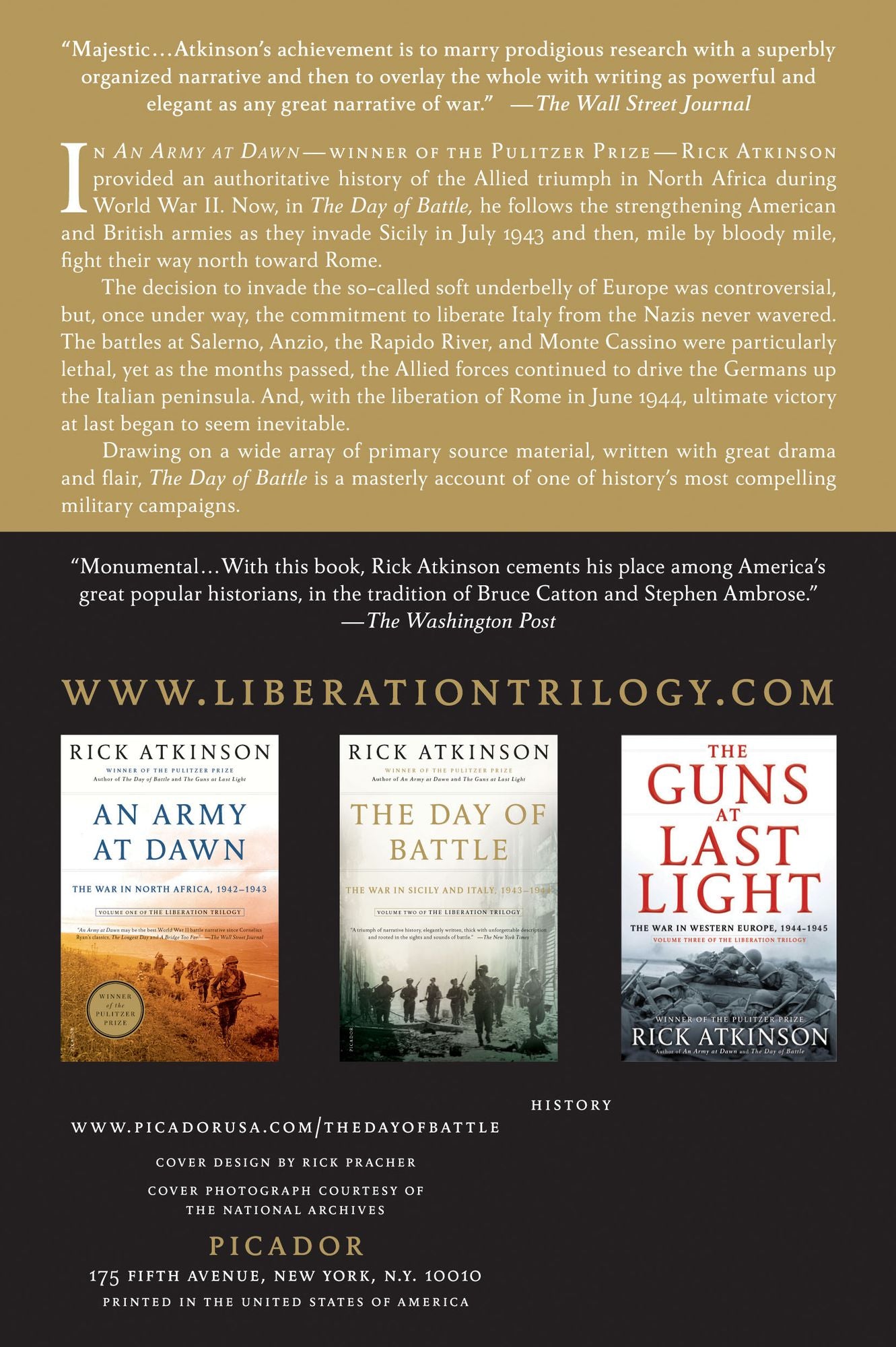 The Day of Battle: The War in Sicily and Italy, 1943-1944 (Liberation Trilogy, Volume 2)