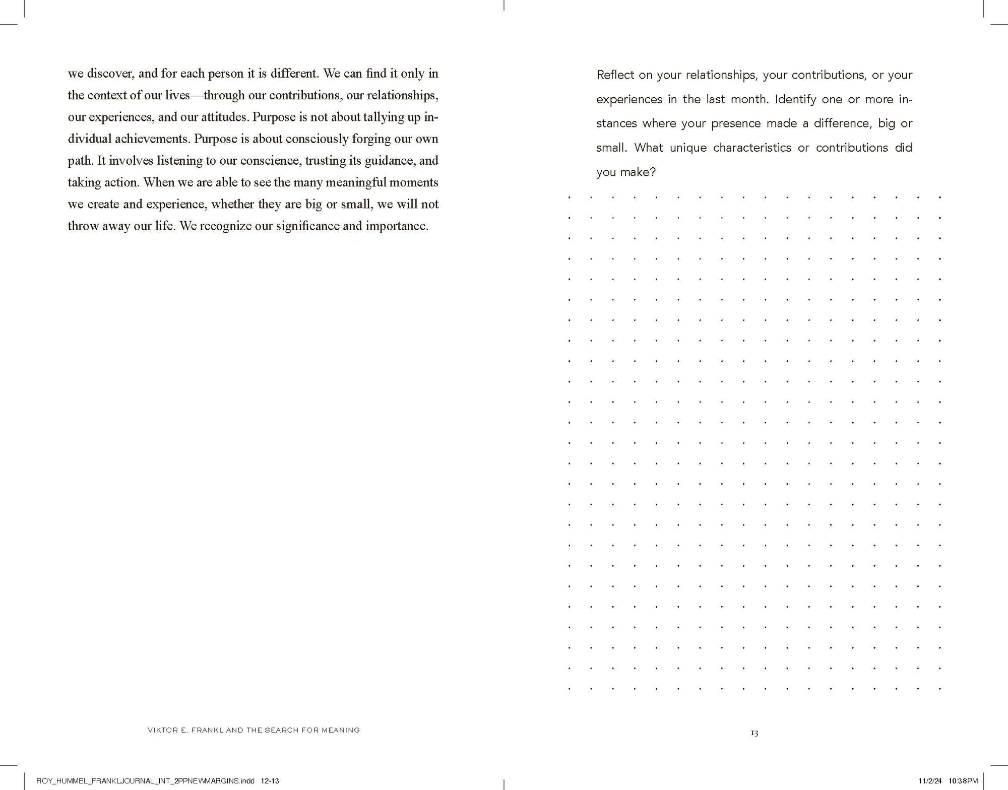 Viktor E. Frankl and the Search for Meaning: 21 Reflections on Living Life with Purpose, A Companion