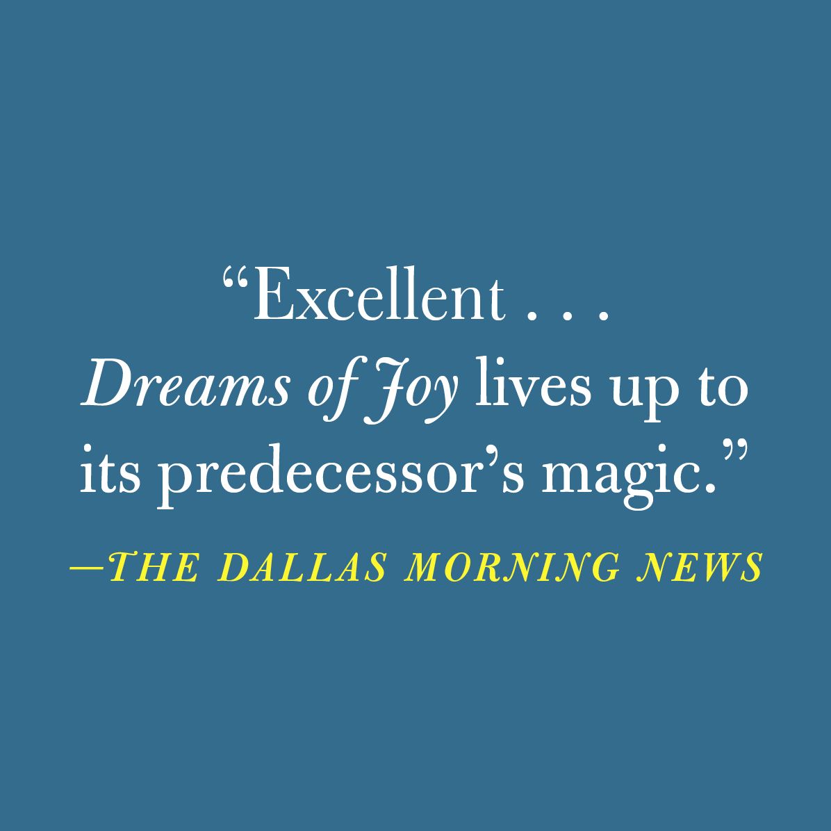 Dreams of Joy: A Novel