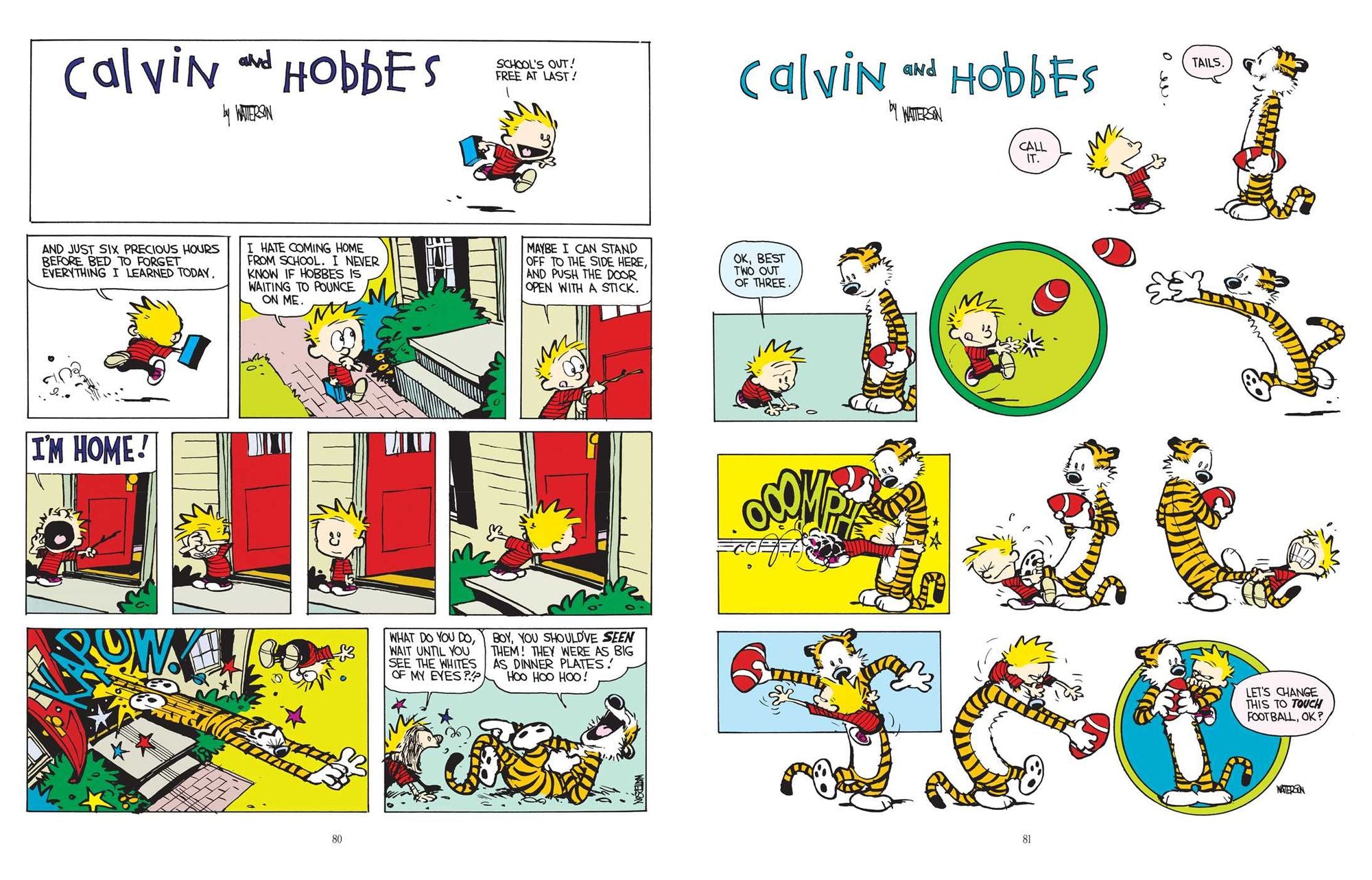 The Calvin and Hobbes Lazy Sunday Book: A Collection of Sunday Calvin and Hobbes Cartoons