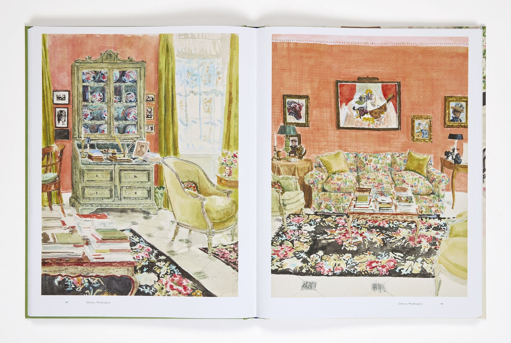 The Enchanting Interiors of Bunny Mellon: Paintings by Snowy Campbell