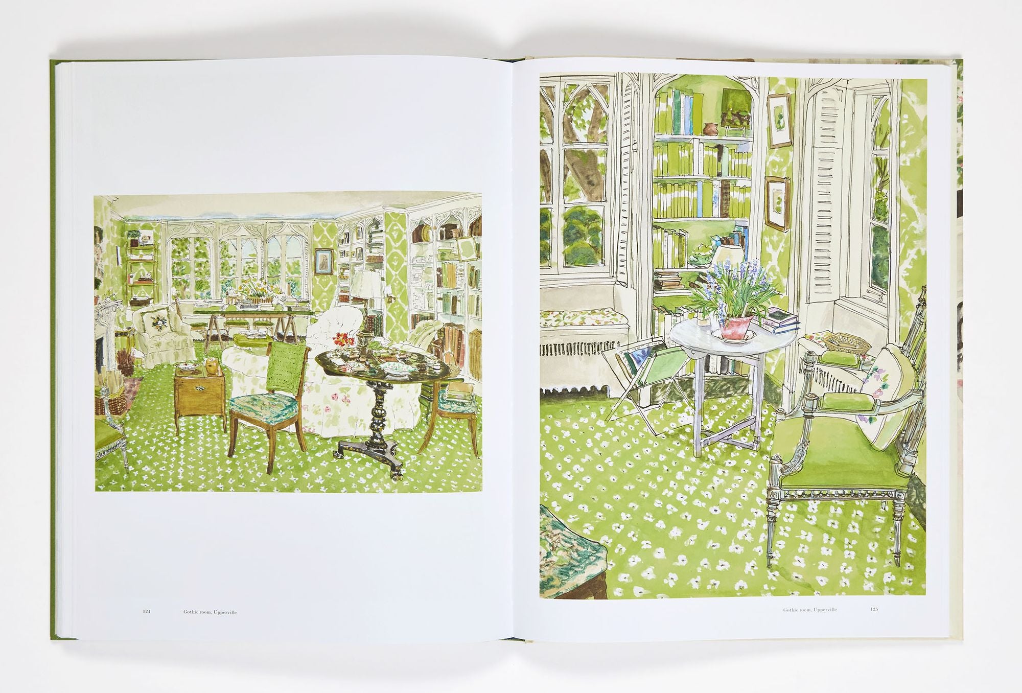 The Enchanting Interiors of Bunny Mellon: Paintings by Snowy Campbell