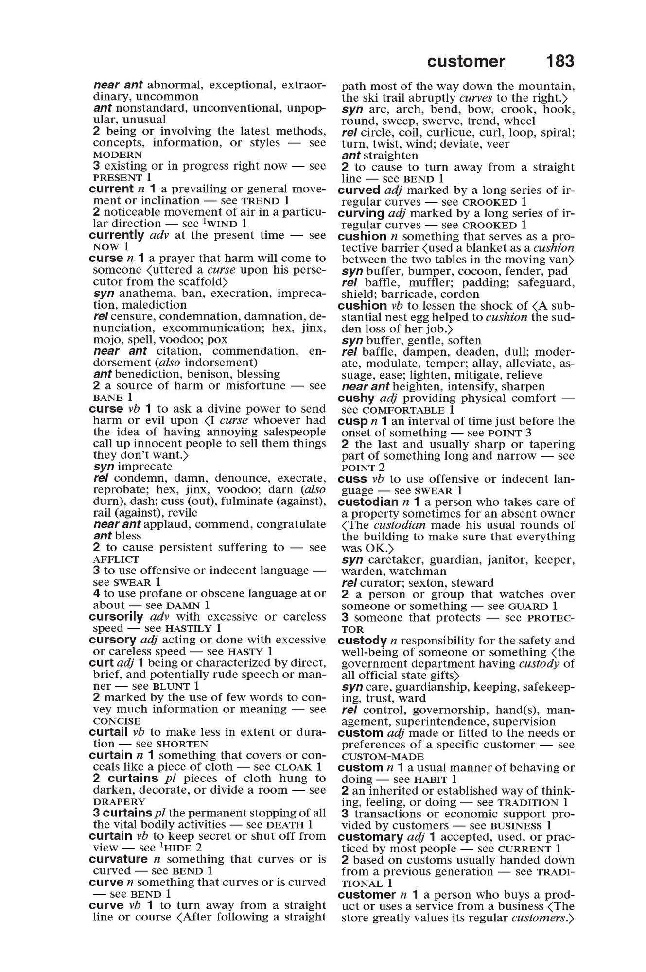 The Merriam-Webster Thesaurus