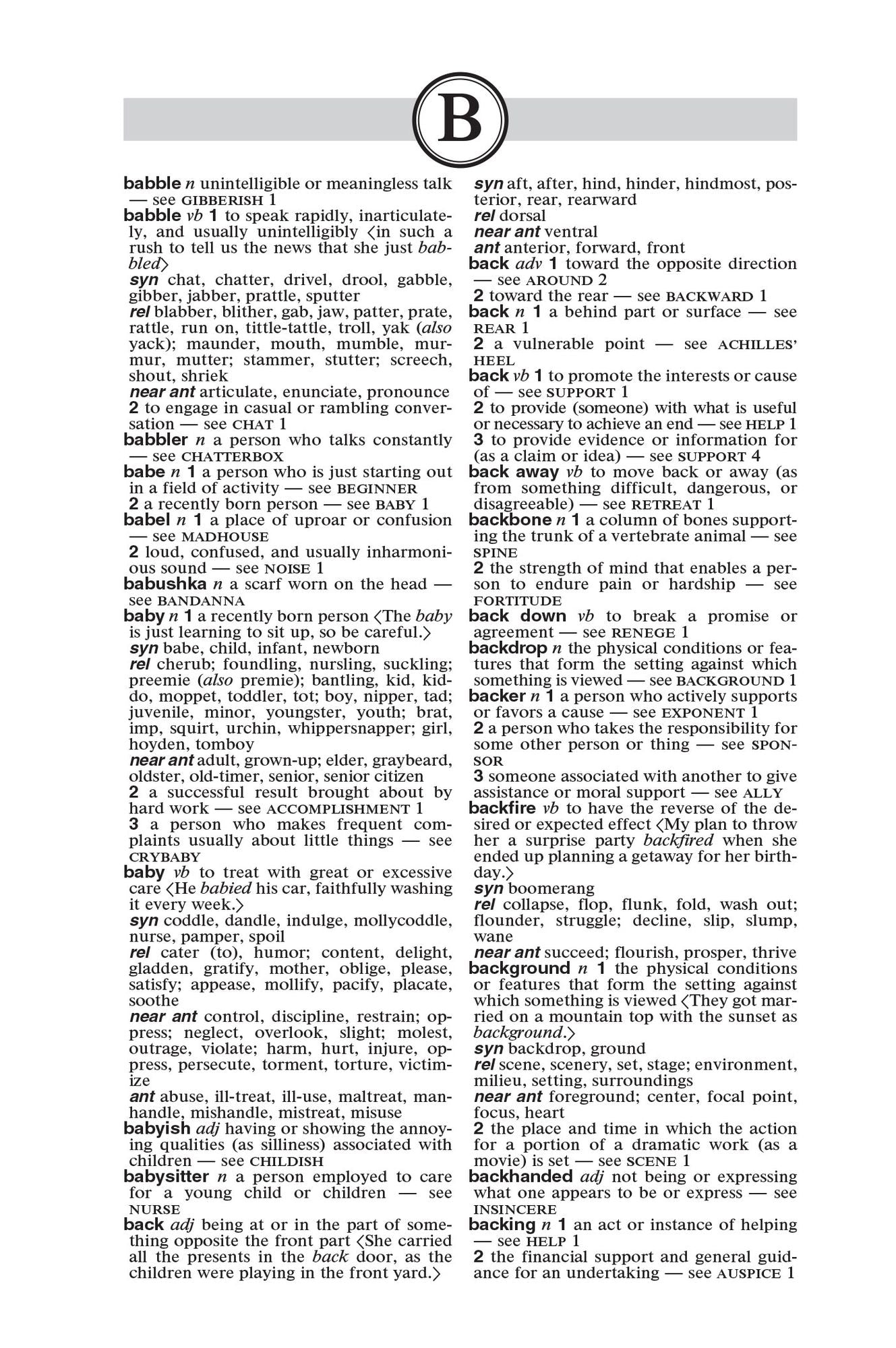 The Merriam-Webster Thesaurus