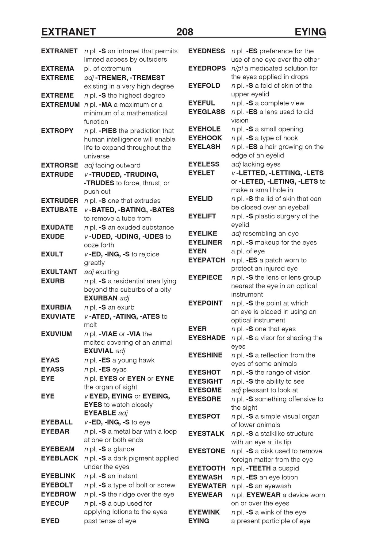 The Official SCRABBLE Players Dictionary, 8th Ed.