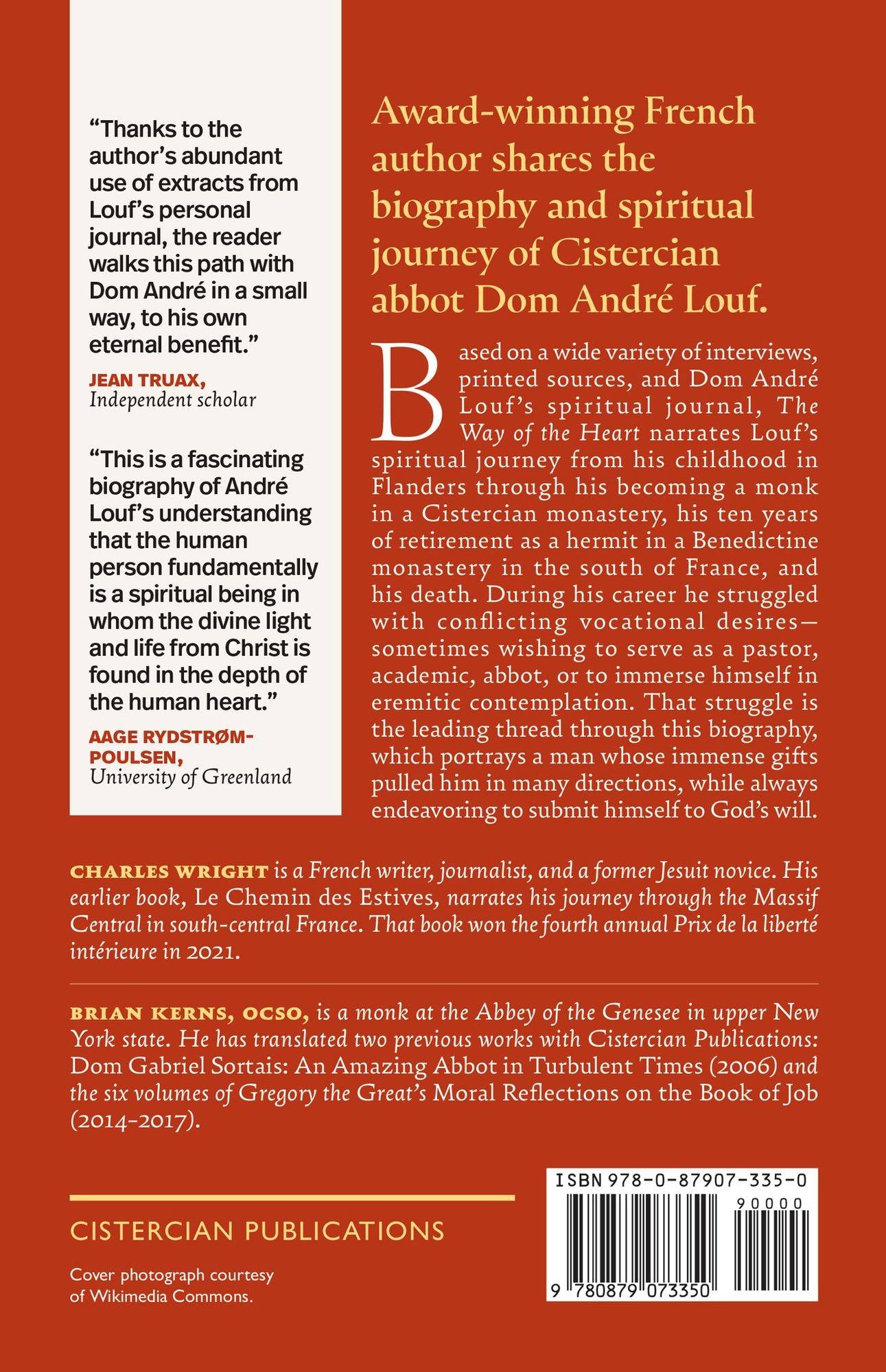 The Way of the Heart: The Spiritual Experience of AndrÃ¯Â¿Â½ Louf Volume 72