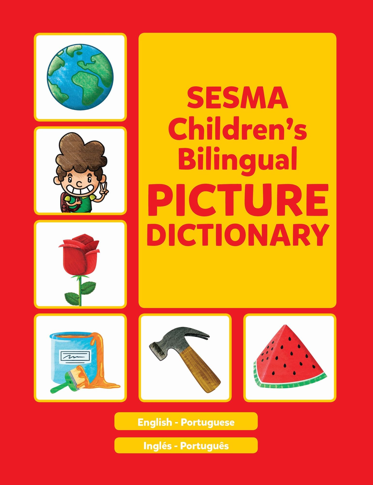 Sesma Children's Bilingual Picture Dictionary Portuguese Edition
