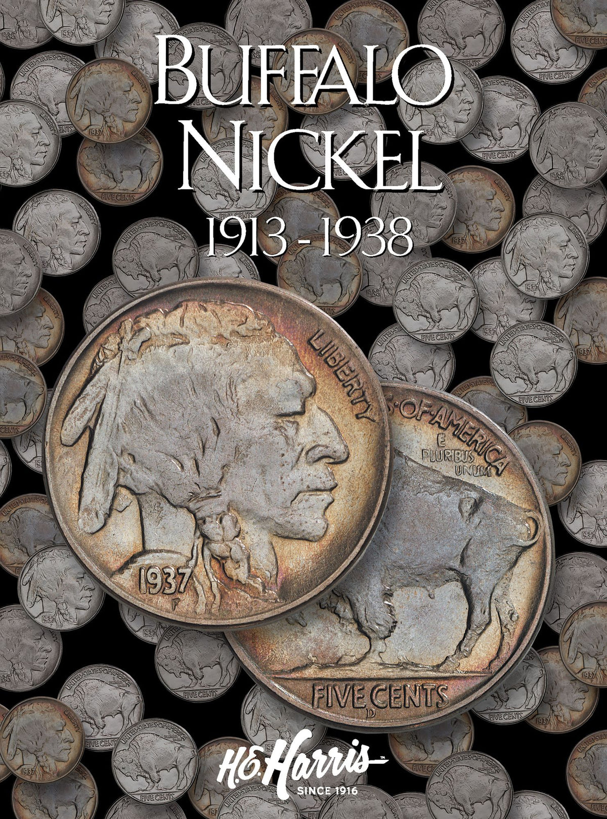 H.E. Harris® Coin Folder - Buffalo Nickels: 1913-1938