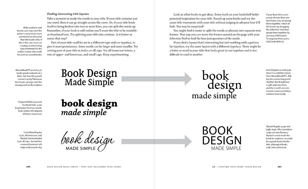 Book Design Made Simple