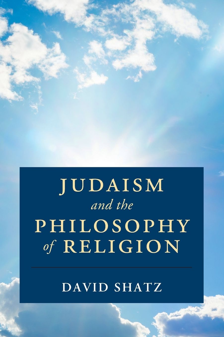 Judaism and the Philosophy of Religion