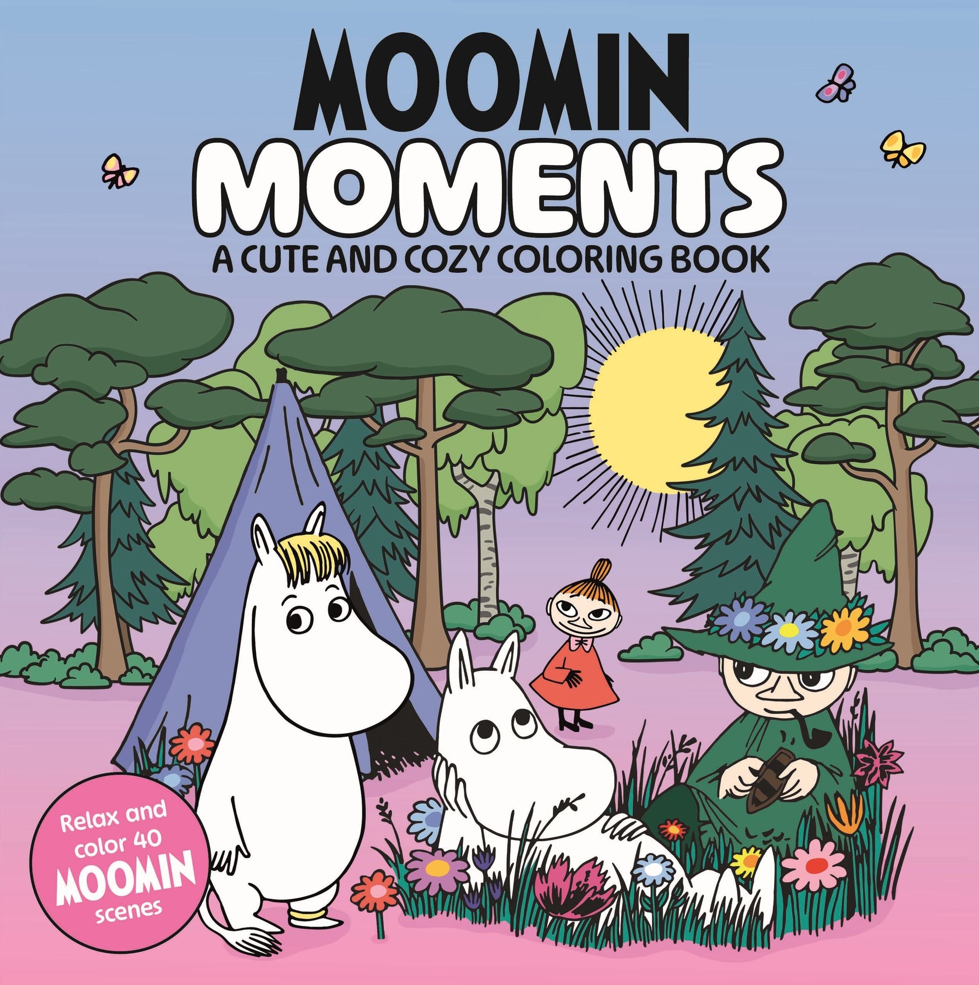 Moomin Moments: A Cute and Cozy Coloring Book