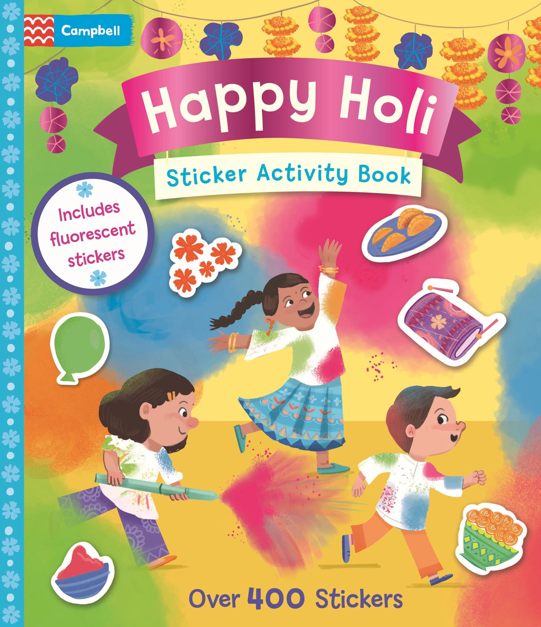 Happy Holi Sticker Activity Book