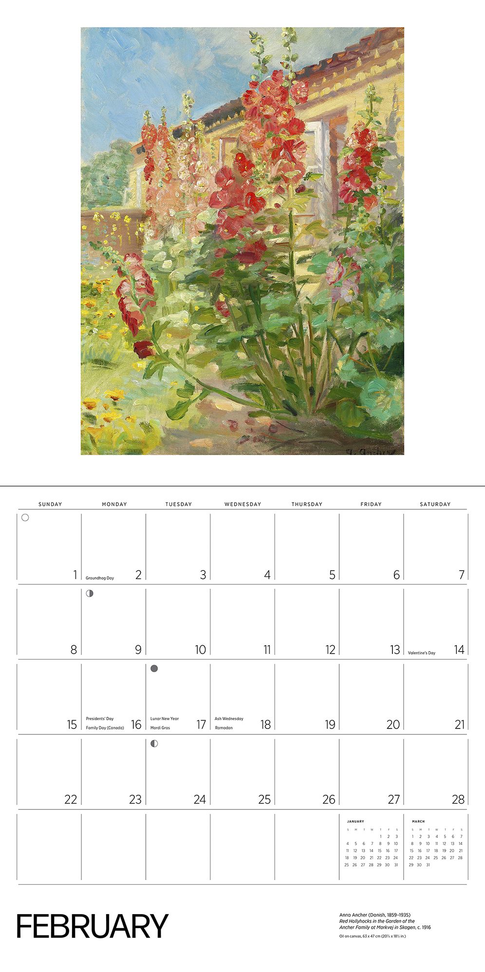 2026 Gardens of the Impressionists Wall Calendar