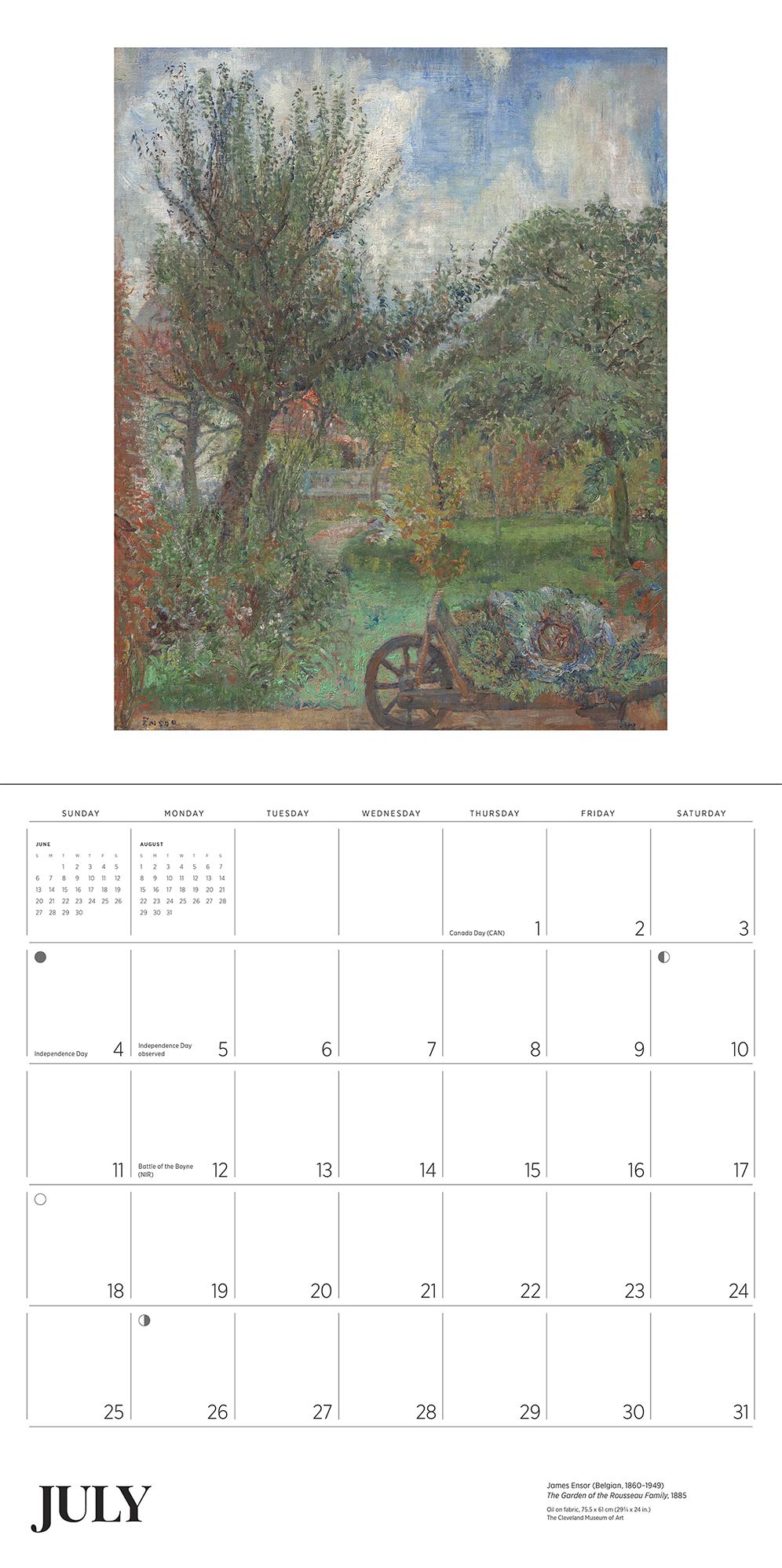 2027 Gardens of the Impressionists Wall Calendar