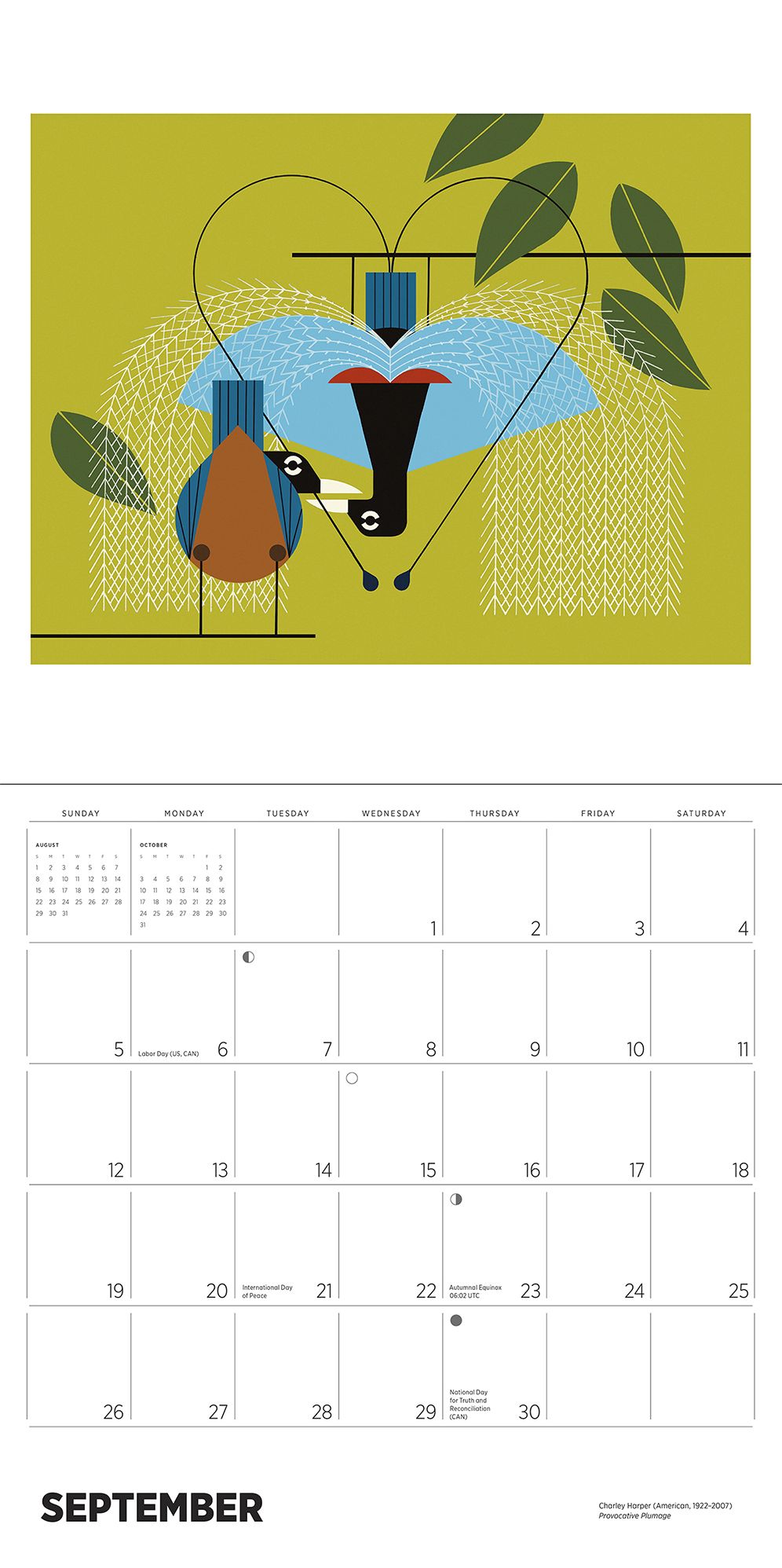 2027 Charley Harper Wall Calendar