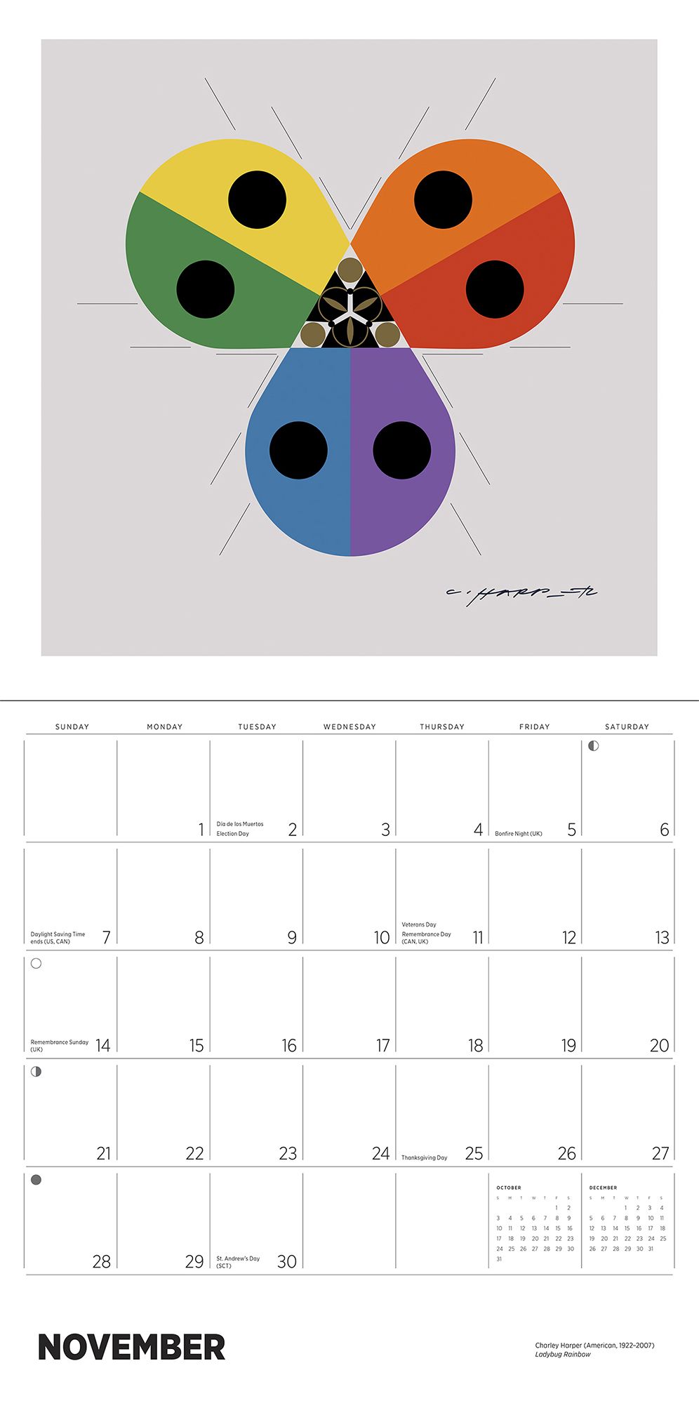 2027 Charley Harper Wall Calendar