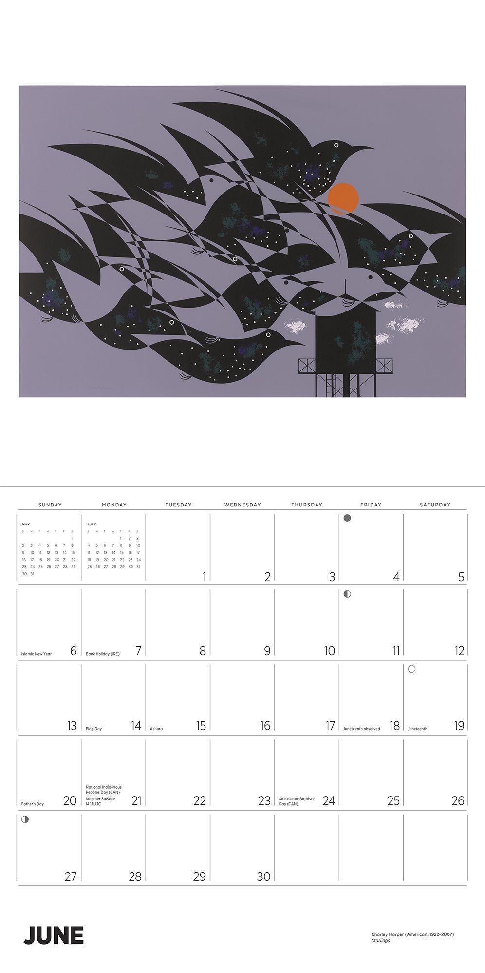 2027 Charley Harper Wall Calendar