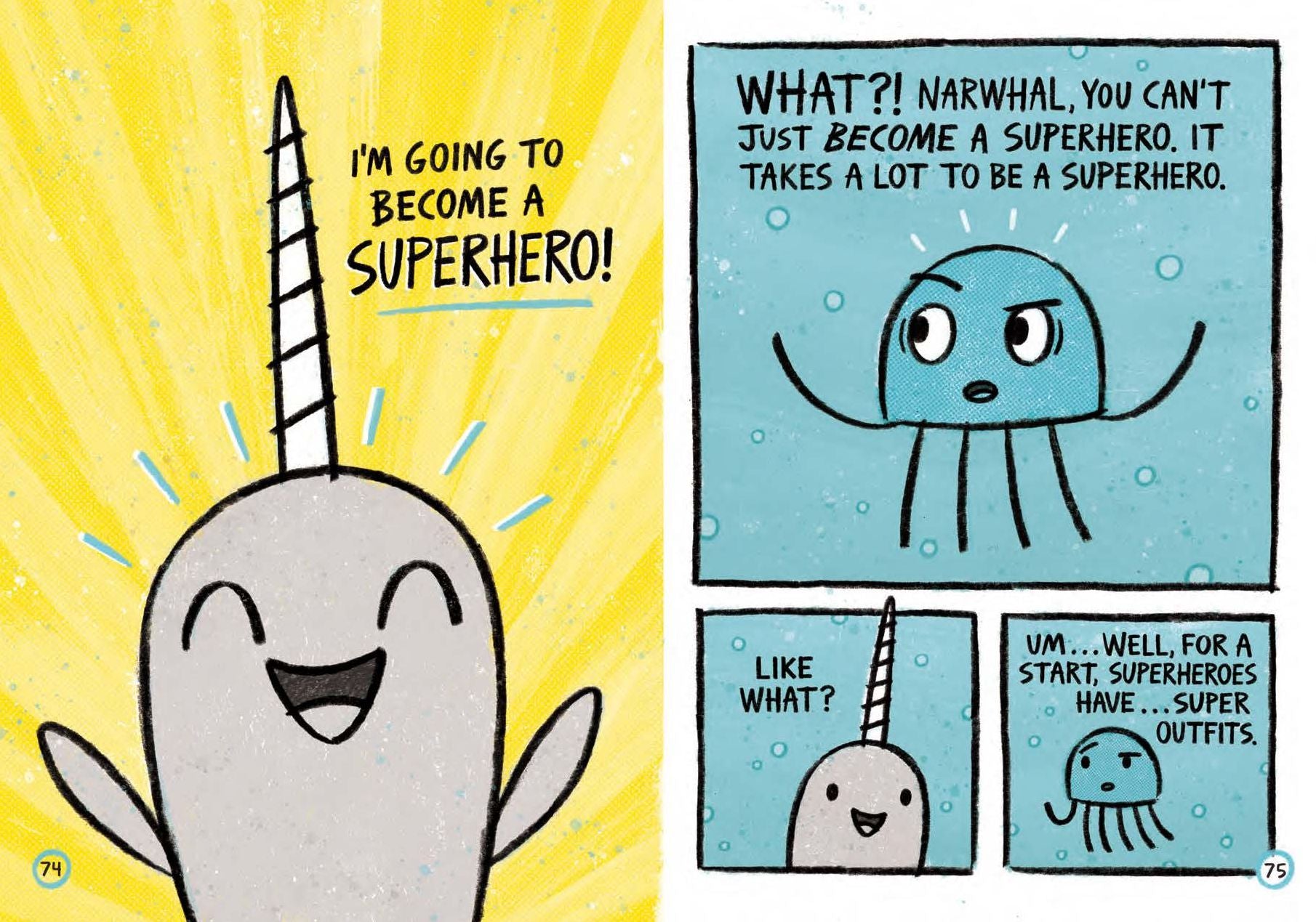 Super Narwhal and Jelly Jolt (A Narwhal and Jelly Book #2)