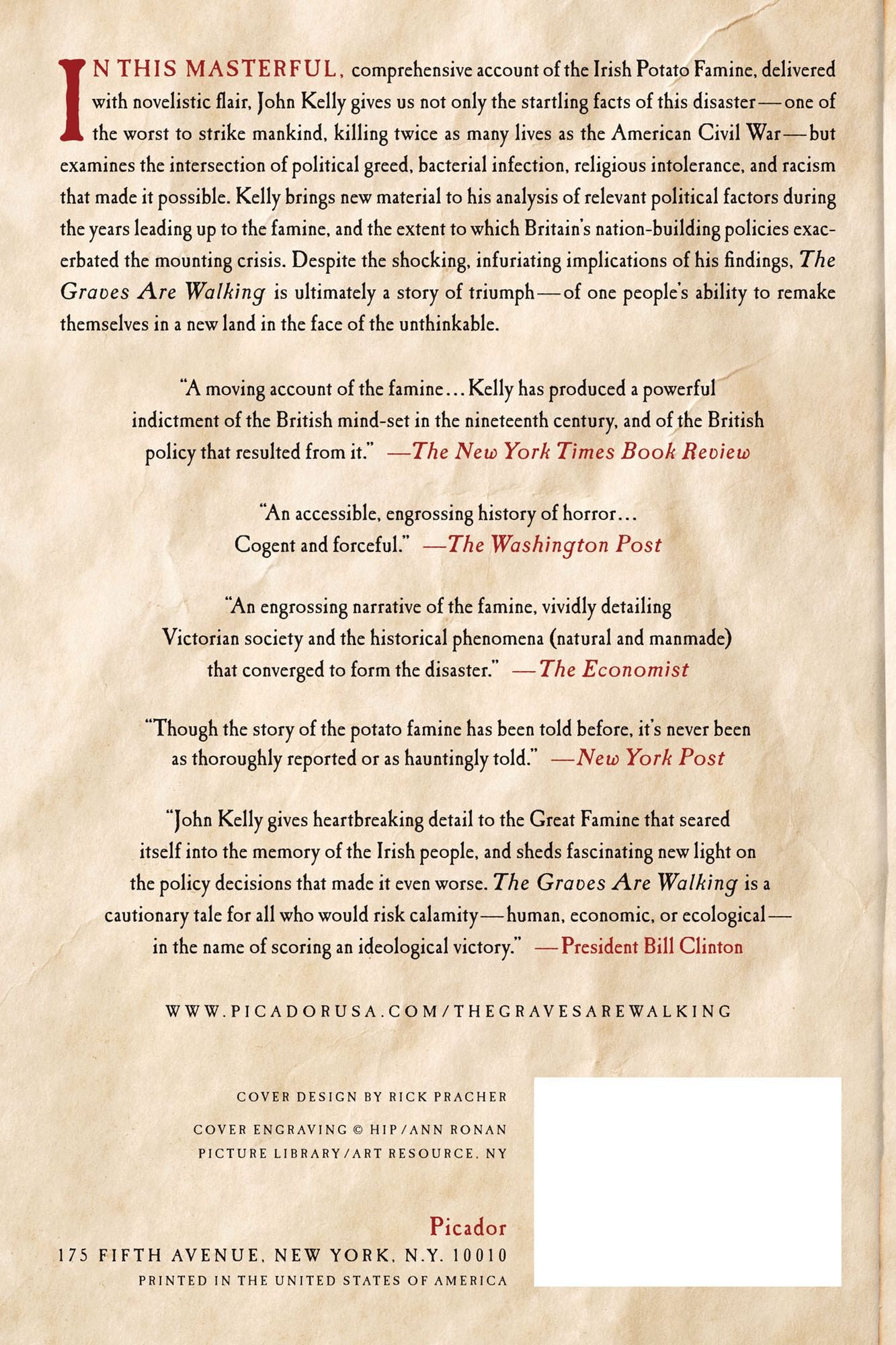 The Graves Are Walking: The Great Famine and the Saga of the Irish People