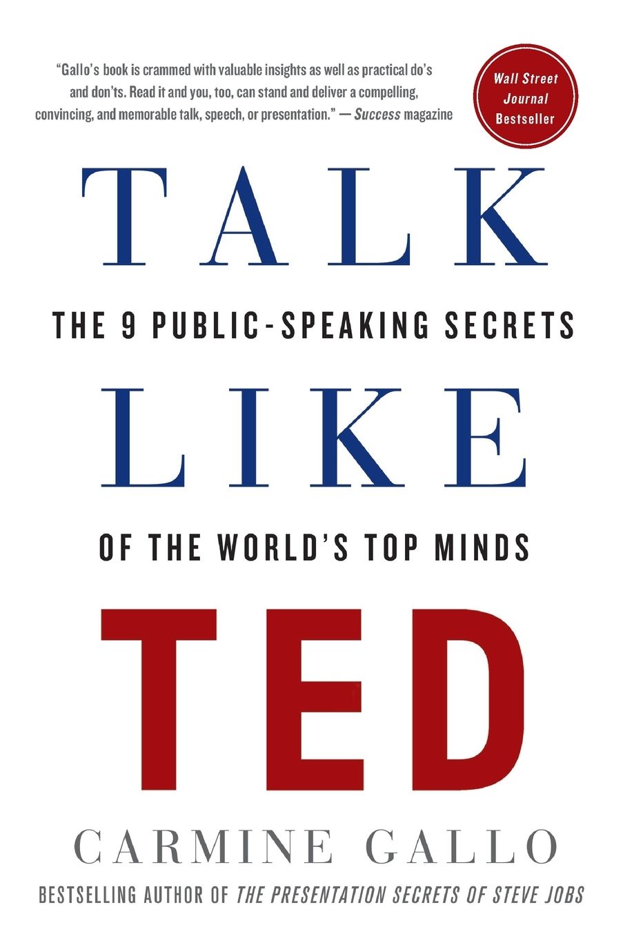 Talk Like TED: The 9 Public-Speaking Secrets of the World's Top Minds