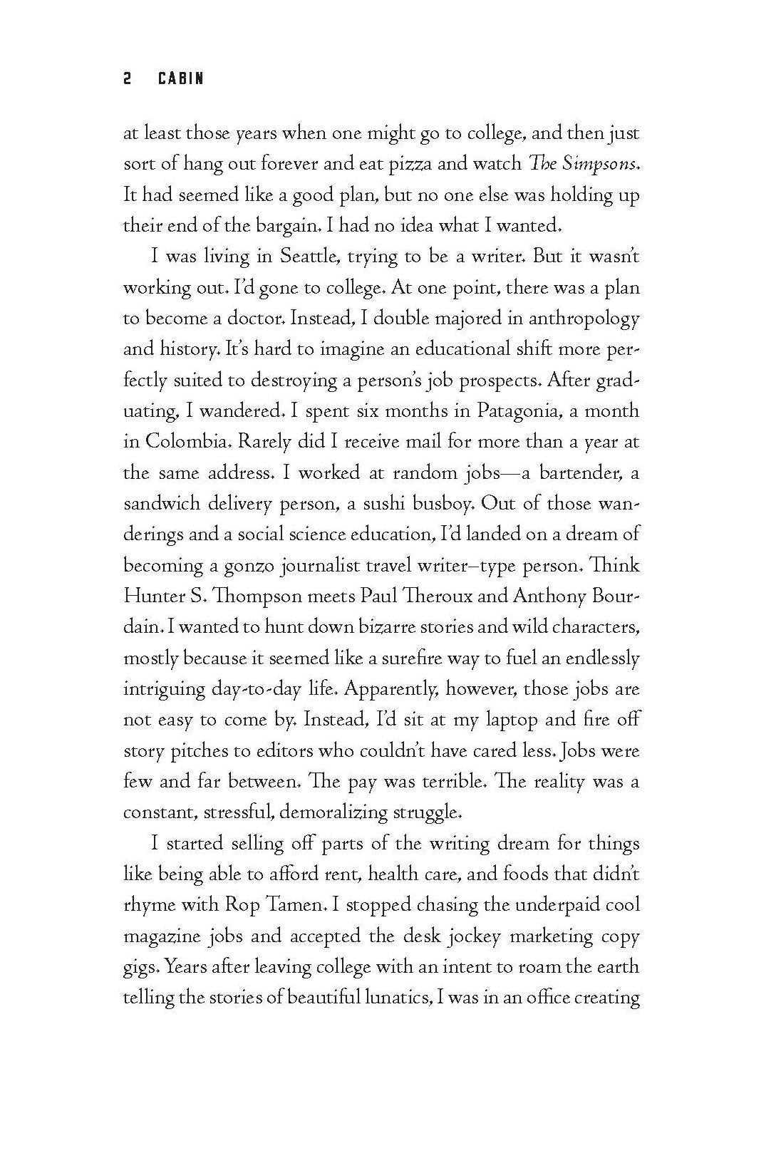 CABIN: Off the Grid Adventures with a Clueless Craftsman