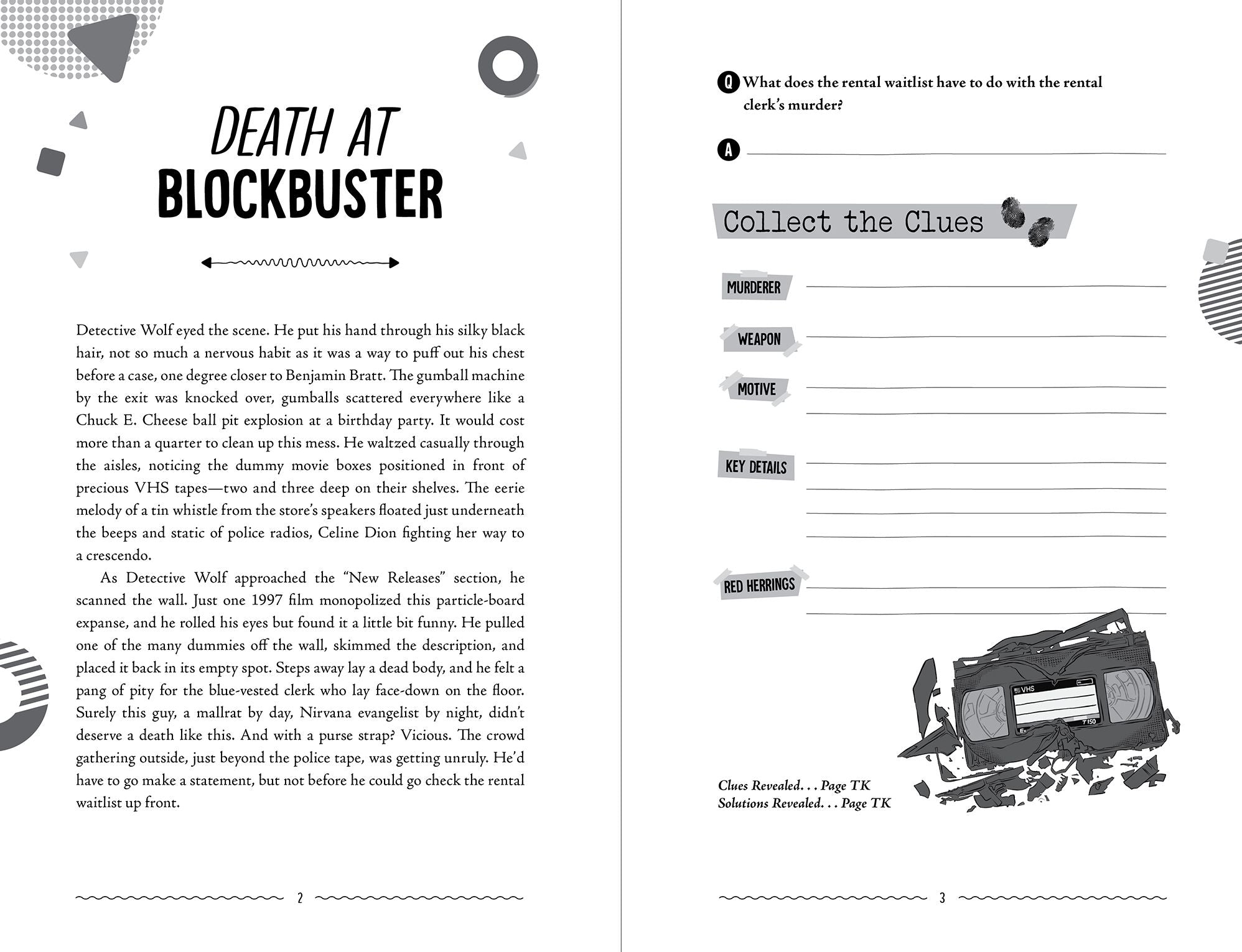 Murder Rewind: Death at Blockbuster: Minute Mysteries Set in the 1990s