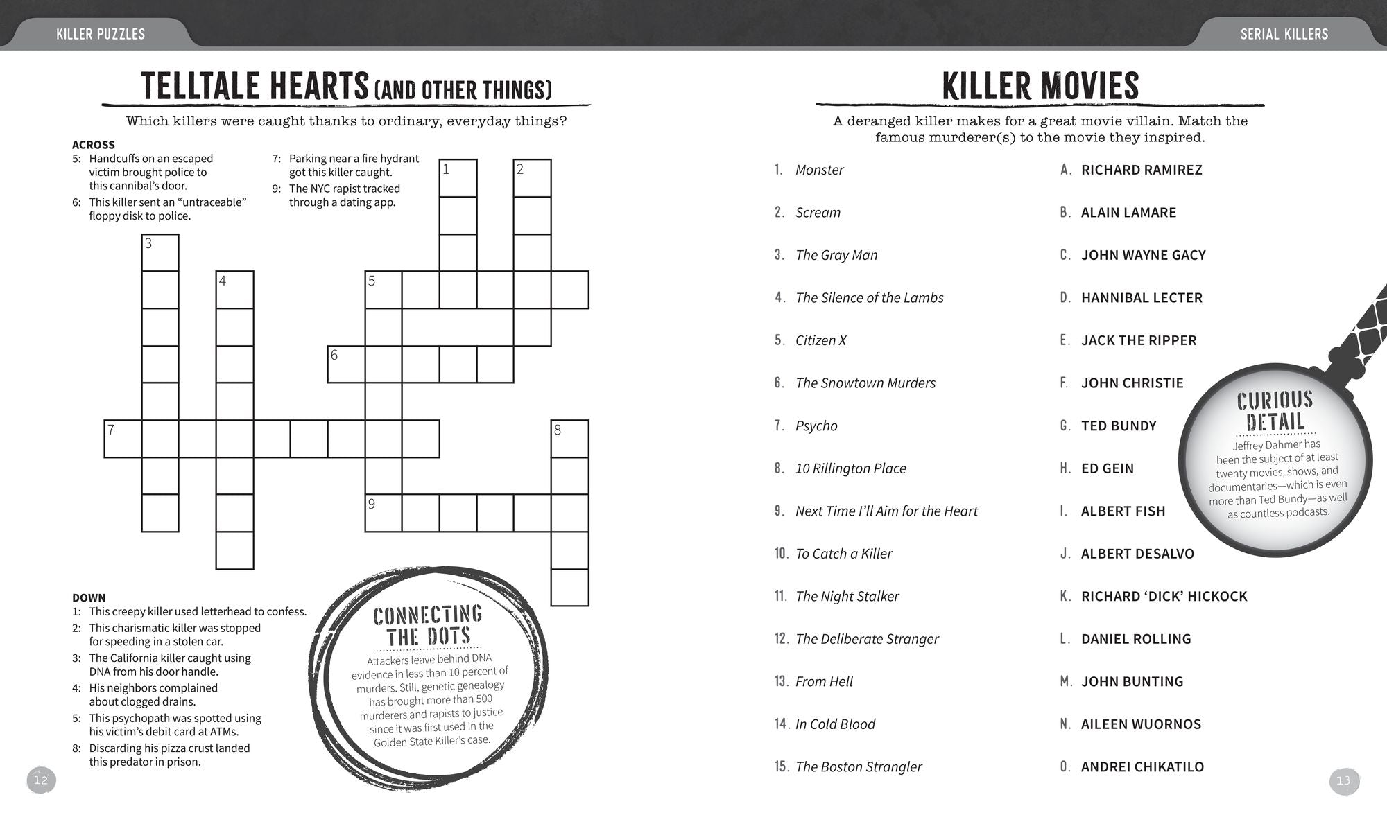 Killer Puzzles: Crosswords, Cyphers, Cryptograms, and More for the True Crime Obsessed