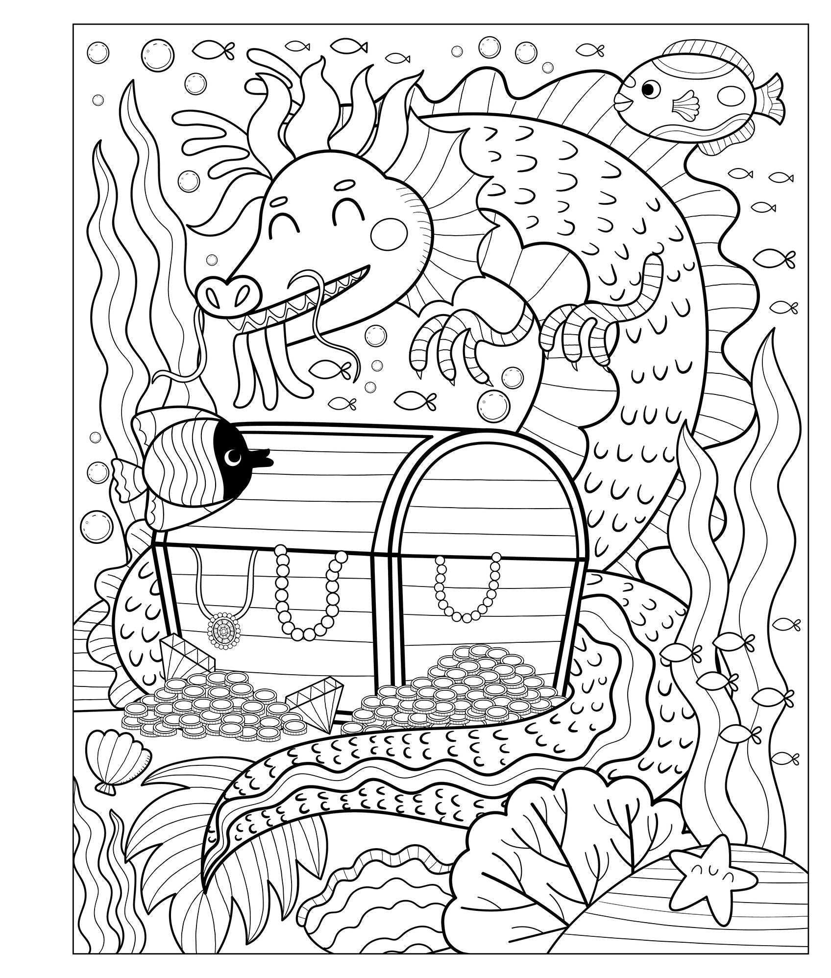 Mangatopia: Sea Creatures: An Underwater Coloring Book of Anime and Manga