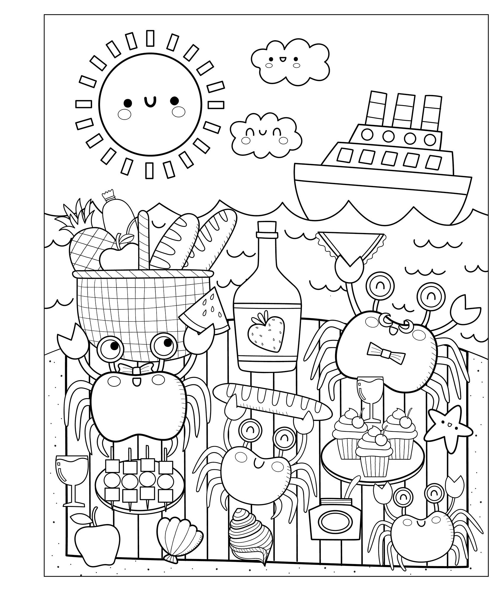 Mangatopia: Sea Creatures: An Underwater Coloring Book of Anime and Manga